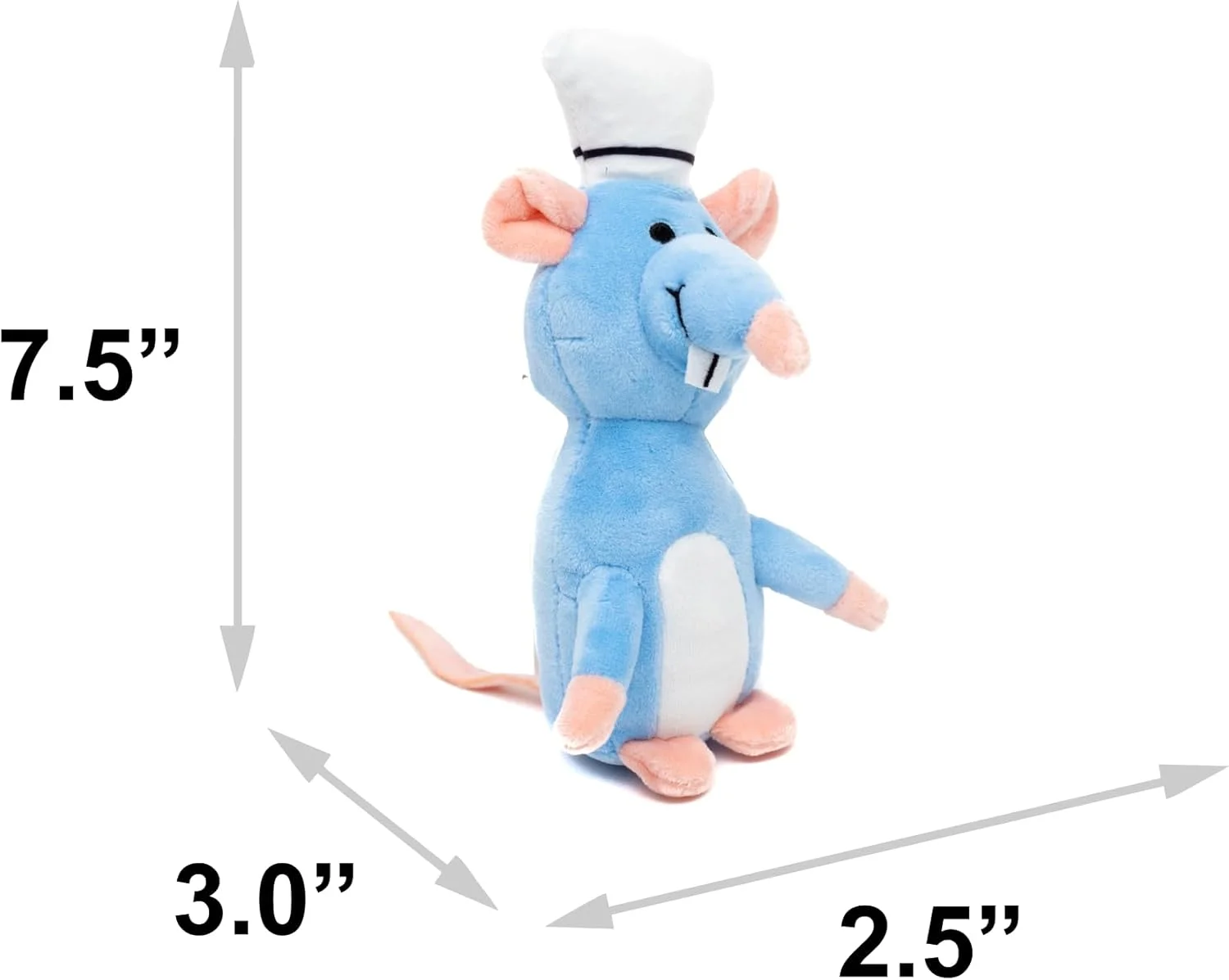 اسباب بازی پولیشی سوت دار سگ باکل-دان دیزنی، مناسب برای سگ های بزرگ، متوسط و کوچک، ژست کامل بدن موش سرآشپز رِمی، 7.62 در 6.35 سانتی متر اسباب بازی پولیشی سوت دار سگ باکل-دان دیزنی، مناسب برای سگ های بزرگ، متوسط و کوچک، ژست کامل بدن موش سرآشپز رِمی، 7.62 در 6.35 سانتی متر