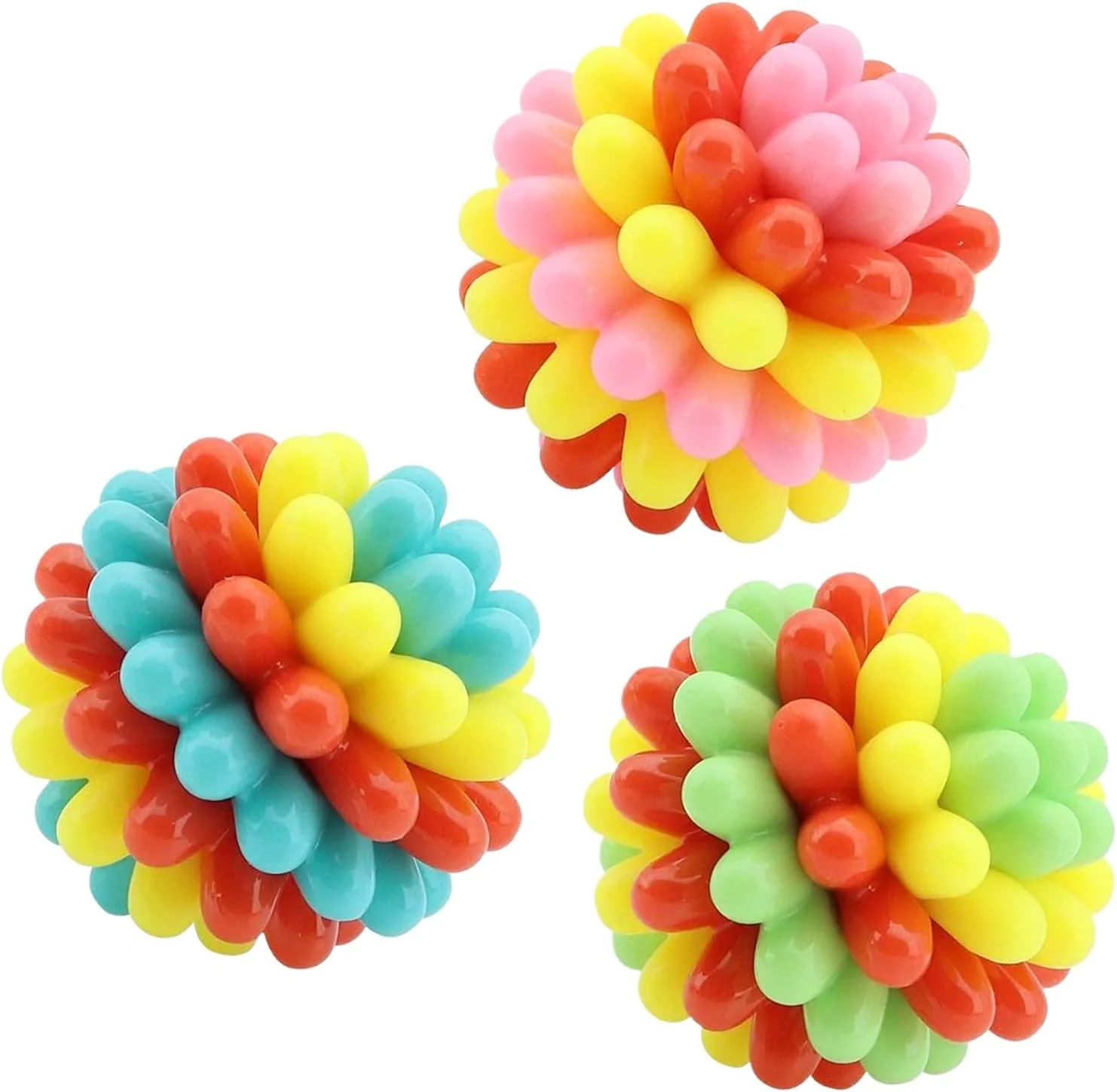 توپ های سگ برای جویدن تهاجمی، توپ تعاملی برای سگ های جویدن تهاجمی | لوازم جانبی توله سگ برای بازی های پرتاب و گرفتن، ورزش حرکتی حیوانات خانگی، بازی، رفع خستگی، آموزش غنی سازی در فضای داخلی و خارجی