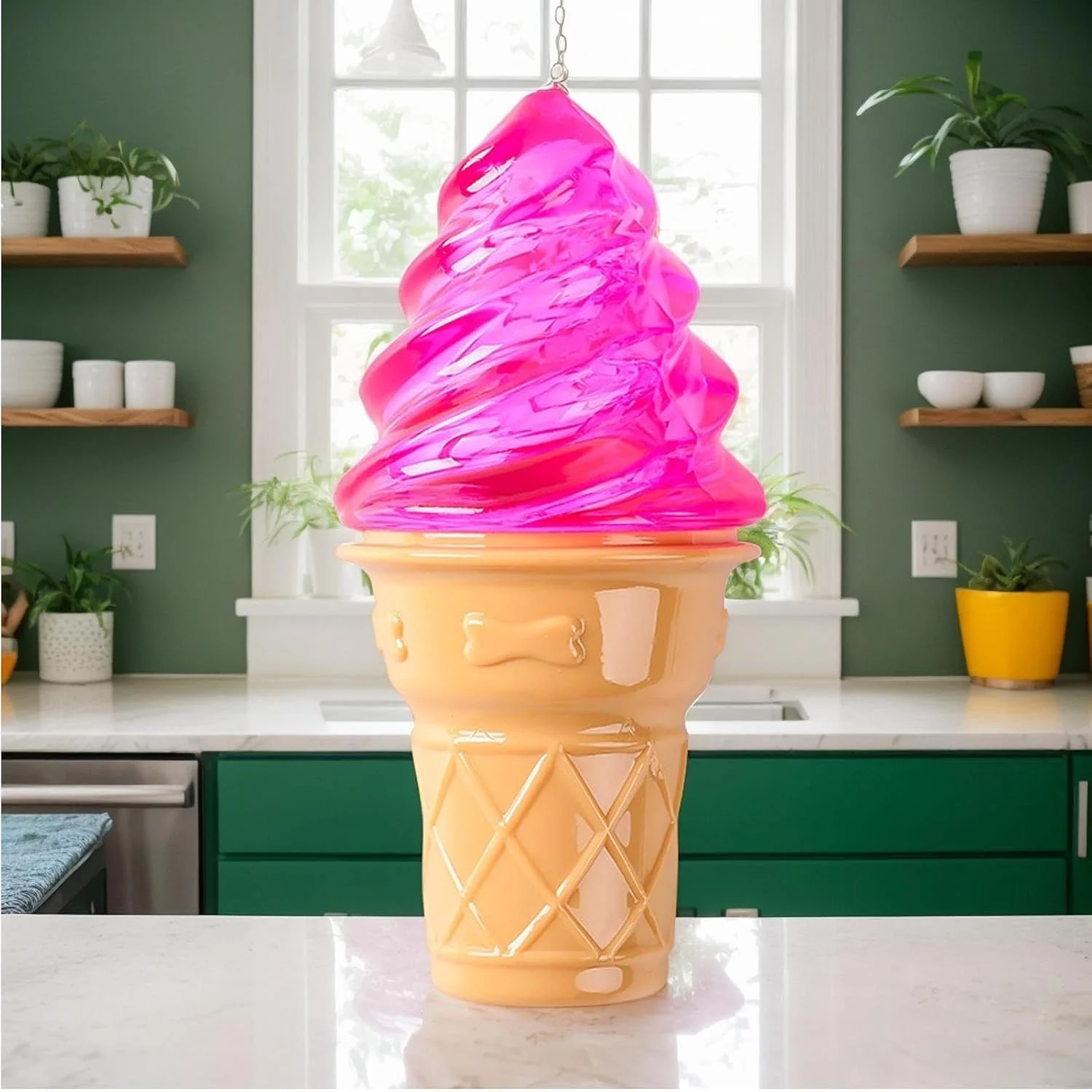 اسباب بازی سگ برای جویدن تهاجمی | اسباب بازی های جویدنی برای جویدن تهاجمی | لوازم تمیز کردن دندان بستنی سیلیکونی، لوازم توله سگ برای دندان درآوردن، رفع خستگی و غنی سازی