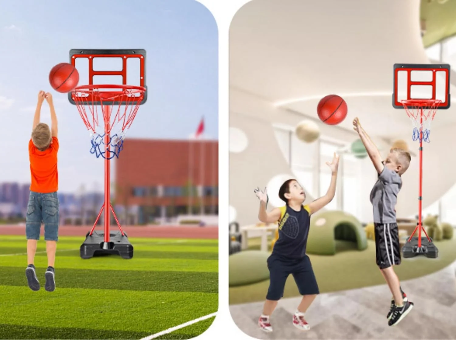 حلقه بسکتبال قابل تنظیم Peng General برای کودکان حلقه بسکتبال قابل تنظیم Peng General برای کودکان