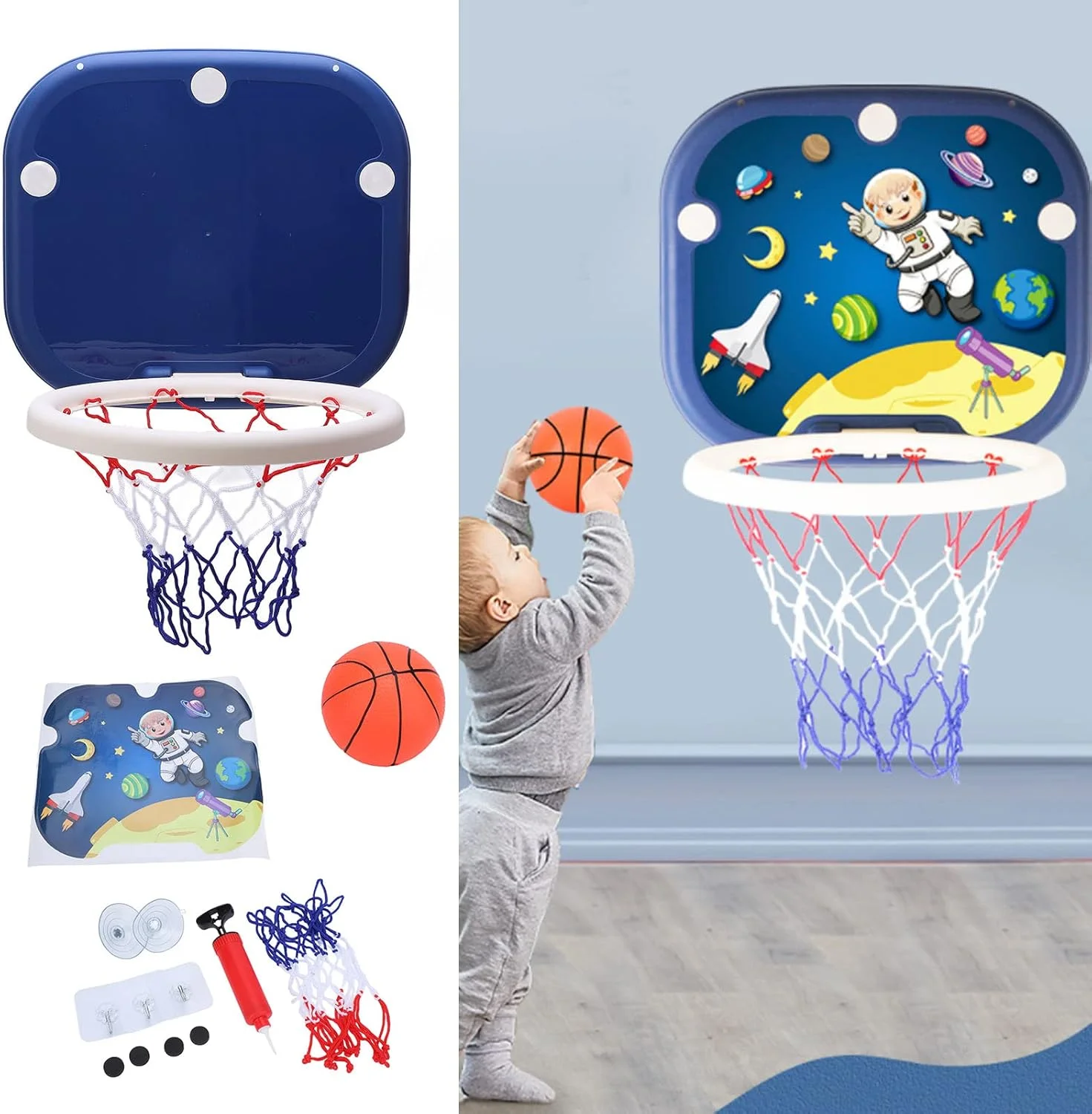 حلقه بسکتبال داخل سالن Mrisata، حلقه بسکتبال دیواری، حلقه بسکتبال دری، مجموعه حلقه بسکتبال داخل سالن، توری تخته بسکتبال کوچک تاشو با قابلیت نصب روی دیوار و فنجان مکنده برای درب اتاق کودک حلقه بسکتبال داخل سالن Mrisata، حلقه بسکتبال دیواری، حلقه بسکتبال دری، مجموعه حلقه بسکتبال داخل سالن، توری تخته بسکتبال کوچک تاشو با قابلیت نصب روی دیوار و فنجان مکنده برای درب اتاق کودک