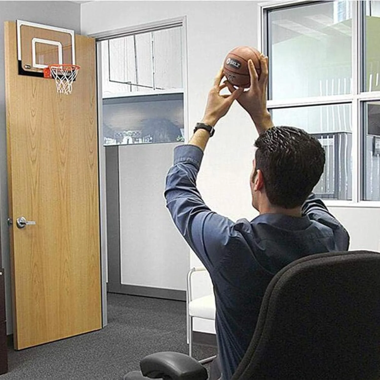 ست حلقه مینی بسکتبال داخل سالن Nyganmelloz برای درب - حلقه مینی بسکتبال بالای درب با توپ، حلقه بسکتبال تاشو برای دیوار و اتاق، هدیه اسباب بازی بسکتبال برای پسران، کودکان، نوجوانان و بزرگسالان ست حلقه مینی بسکتبال داخل سالن Nyganmelloz برای درب - حلقه مینی بسکتبال بالای درب با توپ، حلقه بسکتبال تاشو برای دیوار و اتاق، هدیه اسباب بازی بسکتبال برای پسران، کودکان، نوجوانان و بزرگسالان