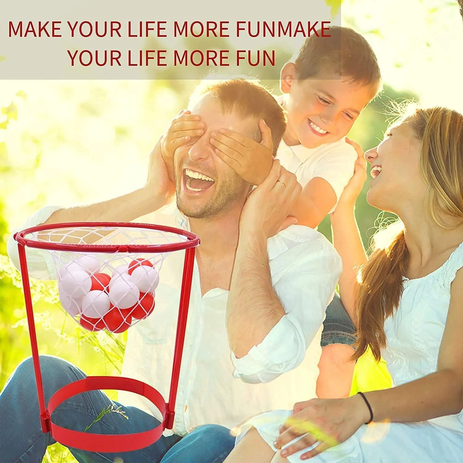 بازی پرتاب حلقه بسکتبال روی سر Luckstar، بسته 2 عددی، مناسب مهمانی کودکان و بزرگسالان، بازی کارناوال، هدبند توری سبد قابل تنظیم با 20 توپ برای مهمانی کارناوال، جشن تولد، بازی خانوادگی داخل و خارج از خانه بازی پرتاب حلقه بسکتبال روی سر Luckstar، بسته 2 عددی، مناسب مهمانی کودکان و بزرگسالان، بازی کارناوال، هدبند توری سبد قابل تنظیم با 20 توپ برای مهمانی کارناوال، جشن تولد، بازی خانوادگی داخل و خارج از خانه