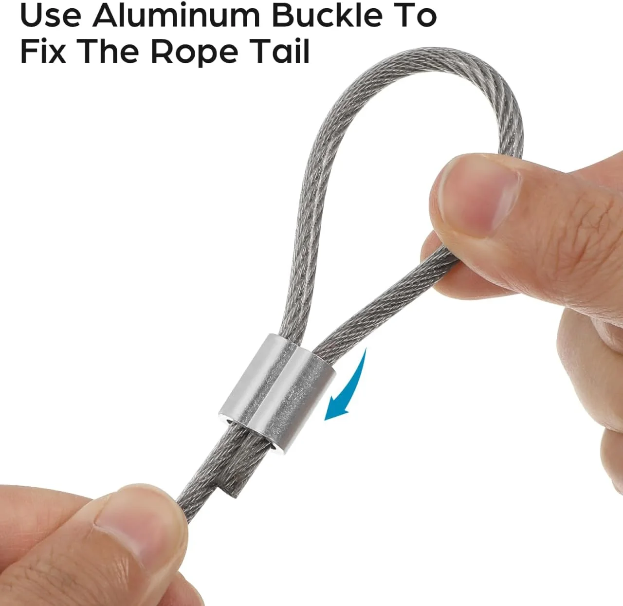 KESYOO 1 مجموعه رشته نخ تور بسکتبال، طناب توری جایگزین سیم فولادی با سگک آلومینیومی، نقره ای، 70.86 اینچ KESYOO 1 مجموعه رشته نخ تور بسکتبال، طناب توری جایگزین سیم فولادی با سگک آلومینیومی، نقره ای، 70.86 اینچ