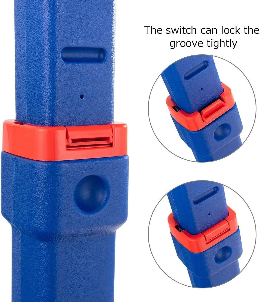 ست بسکتبال کودکان کیدوزی 215 سانتی‌متری، سیستم حلقه و تور ایمن و قابل تنظیم، پایه بسکتبال قابل حمل برای بازی کودکان و نوجوانان در داخل و خارج از خانه به عنوان اسباب‌بازی/هدیه آموزشی