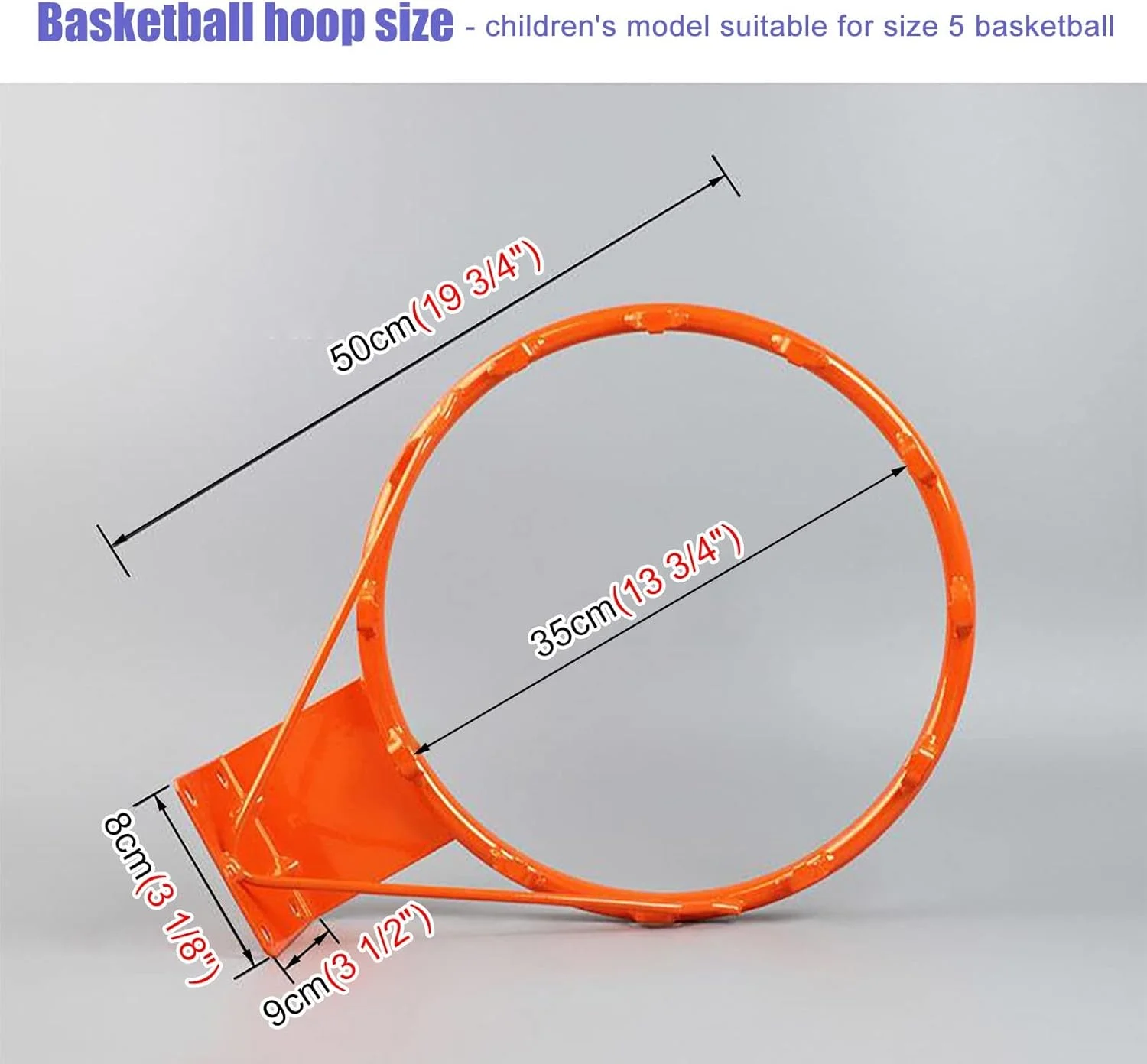 ست حلقه بسکتبال فضای باز KUOYTT برای حصار/درخت/پست، حلقه بسکتبال حرفه ای با 2 بند قابل تنظیم و تور نایلونی، ست حلقه بسکتبال دیواری (رنگ: مدل های بدون ضربه برای E ست حلقه بسکتبال فضای باز KUOYTT برای حصار/درخت/پست، حلقه بسکتبال حرفه ای با 2 بند قابل تنظیم و تور نایلونی، ست حلقه بسکتبال دیواری (رنگ: مدل های بدون ضربه برای E