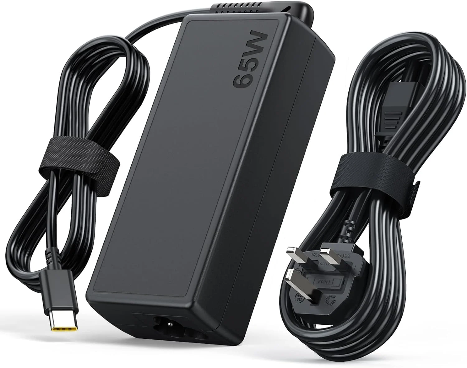 شارژر USB C با توان 65 وات 45 وات برای Lenovo ThinkPad Yoga، منبع تغذیه HP Chromebook برای Dell Latitude XPS Huawei Laptop PC، آداپتور شارژر Type C برای MacBook Pro Air Asus Acer Samsung Google