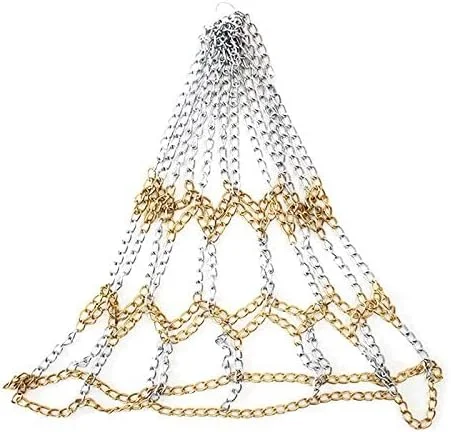 تور بسکتبال زنجیری فلزی سنگین - جایگزین فولادی کلاسیک برای هدف بادوام گالوانیزه در فضای باز تور بسکتبال زنجیری فلزی سنگین - جایگزین فولادی کلاسیک برای هدف بادوام گالوانیزه در فضای باز