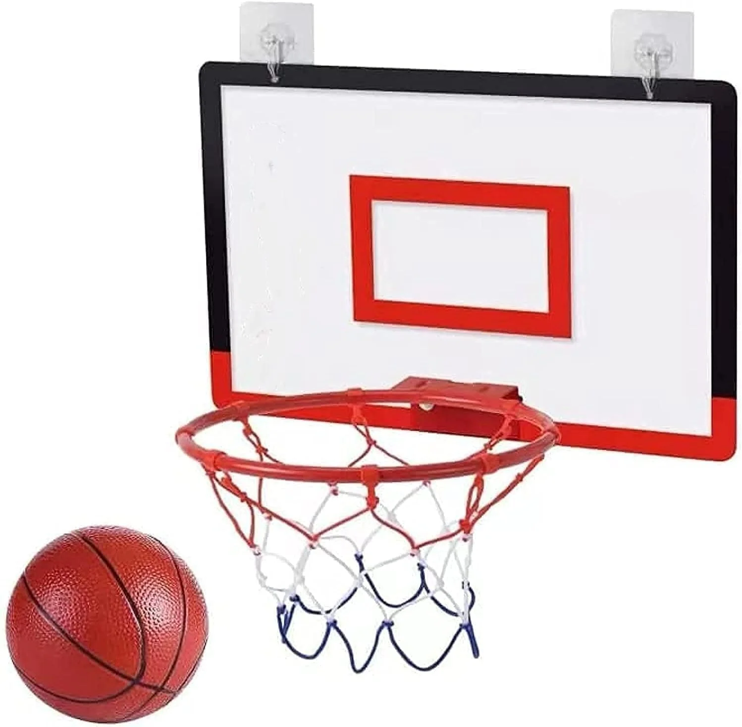 ست حلقه بسکتبال مینی دیواری GOLD MANTIS با توپ - اسباب بازی ورزشی داخلی و خارجی برای کودکان و بزرگسالان | تخته پشتی قوی و حلقه فولادی | بازی سرگرم کننده دانکینگ برای خانه، دفتر، اتاق خواب ست حلقه بسکتبال مینی دیواری GOLD MANTIS با توپ - اسباب بازی ورزشی داخلی و خارجی برای کودکان و بزرگسالان | تخته پشتی قوی و حلقه فولادی | بازی سرگرم کننده دانکینگ برای خانه، دفتر، اتاق خواب