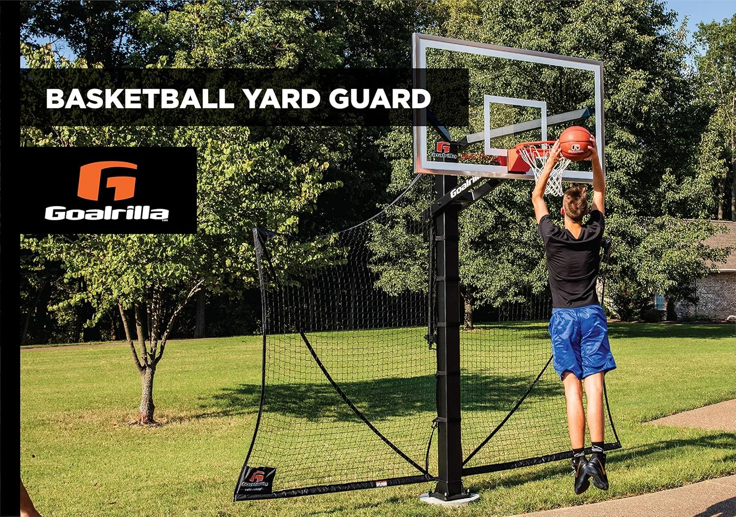 سیستم توری محافظ توپ Goalrilla Yard Guard با قابلیت تاشو آسان، نصب سریع بر روی هر حلقه بسکتبال Goalrilla سیستم توری محافظ توپ Goalrilla Yard Guard با قابلیت تاشو آسان، نصب سریع بر روی هر حلقه بسکتبال Goalrilla