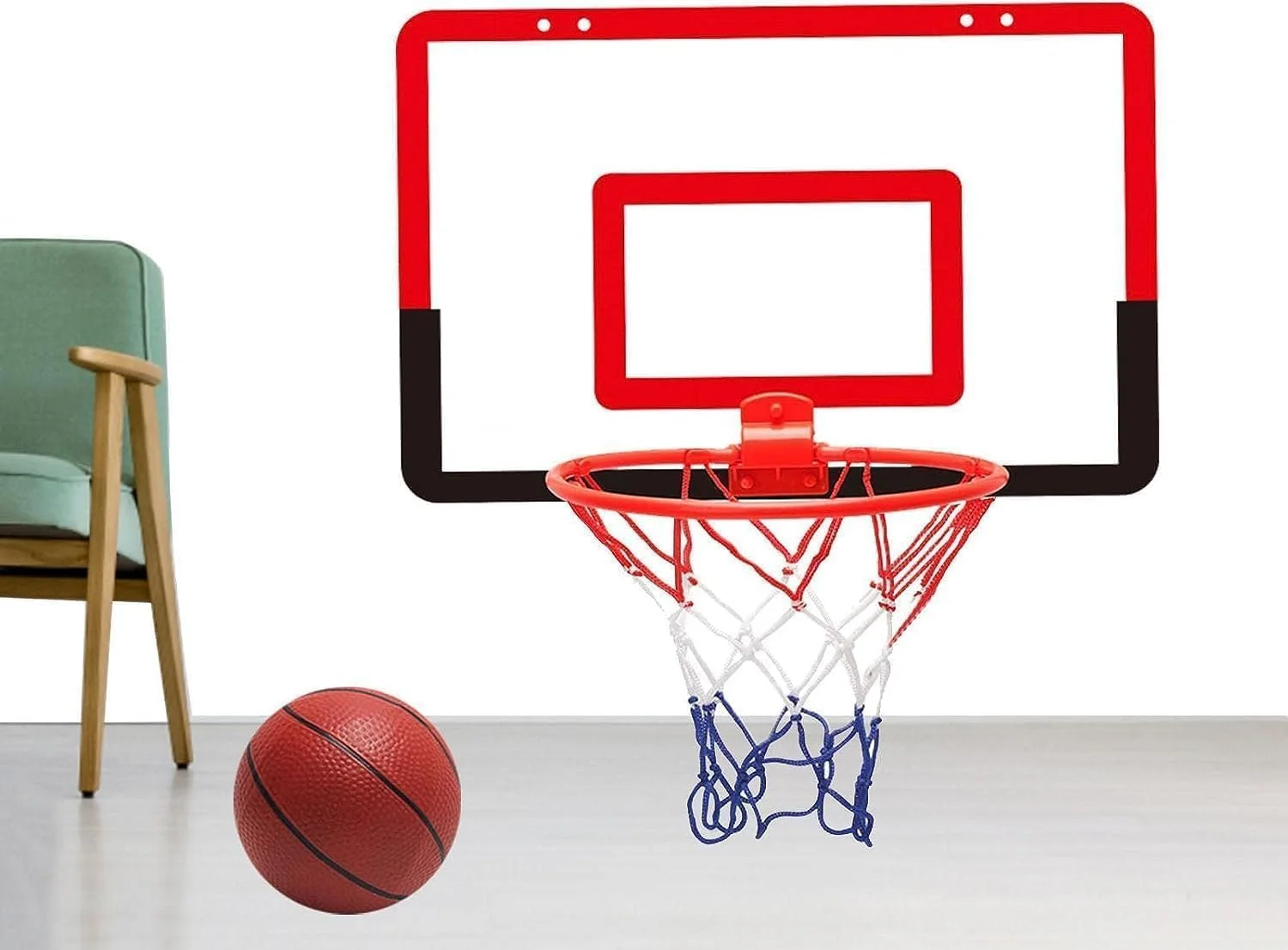 ست حلقه بسکتبال مینی دیواری GOLD MANTIS با توپ - اسباب بازی ورزشی داخلی و خارجی برای کودکان و بزرگسالان | تخته پشتی قوی و حلقه فولادی | بازی سرگرم کننده دانکینگ برای خانه، دفتر، اتاق خواب ست حلقه بسکتبال مینی دیواری GOLD MANTIS با توپ - اسباب بازی ورزشی داخلی و خارجی برای کودکان و بزرگسالان | تخته پشتی قوی و حلقه فولادی | بازی سرگرم کننده دانکینگ برای خانه، دفتر، اتاق خواب
