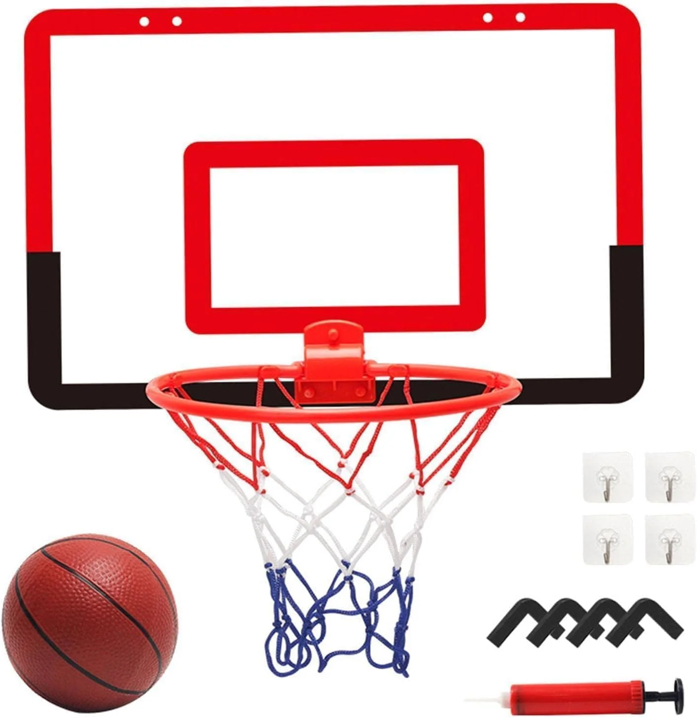 ست حلقه بسکتبال مینی دیواری GOLD MANTIS با توپ - اسباب بازی ورزشی داخلی و خارجی برای کودکان و بزرگسالان | تخته پشتی قوی و حلقه فولادی | بازی سرگرم کننده دانکینگ برای خانه، دفتر، اتاق خواب ست حلقه بسکتبال مینی دیواری GOLD MANTIS با توپ - اسباب بازی ورزشی داخلی و خارجی برای کودکان و بزرگسالان | تخته پشتی قوی و حلقه فولادی | بازی سرگرم کننده دانکینگ برای خانه، دفتر، اتاق خواب