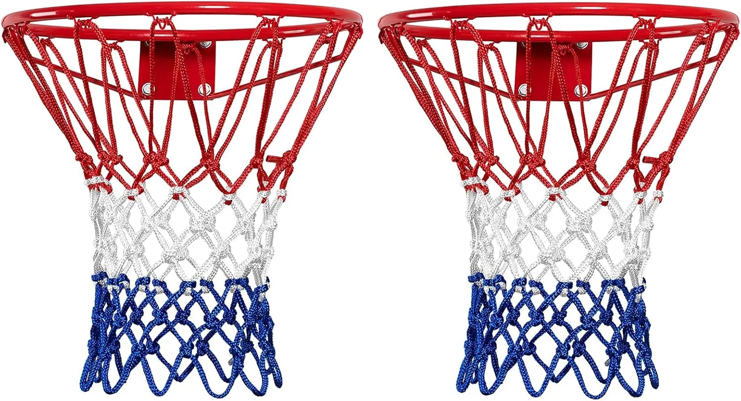 تور بسکتبال ممتاز DIKXO - 12 حلقه برای تناسب ایمن - مجموعه 2 عددی برای دو برابر کردن سرگرمی - بادوام و مقاوم در برابر آب و هوا تور بسکتبال ممتاز DIKXO - 12 حلقه برای تناسب ایمن - مجموعه 2 عددی برای دو برابر کردن سرگرمی - بادوام و مقاوم در برابر آب و هوا