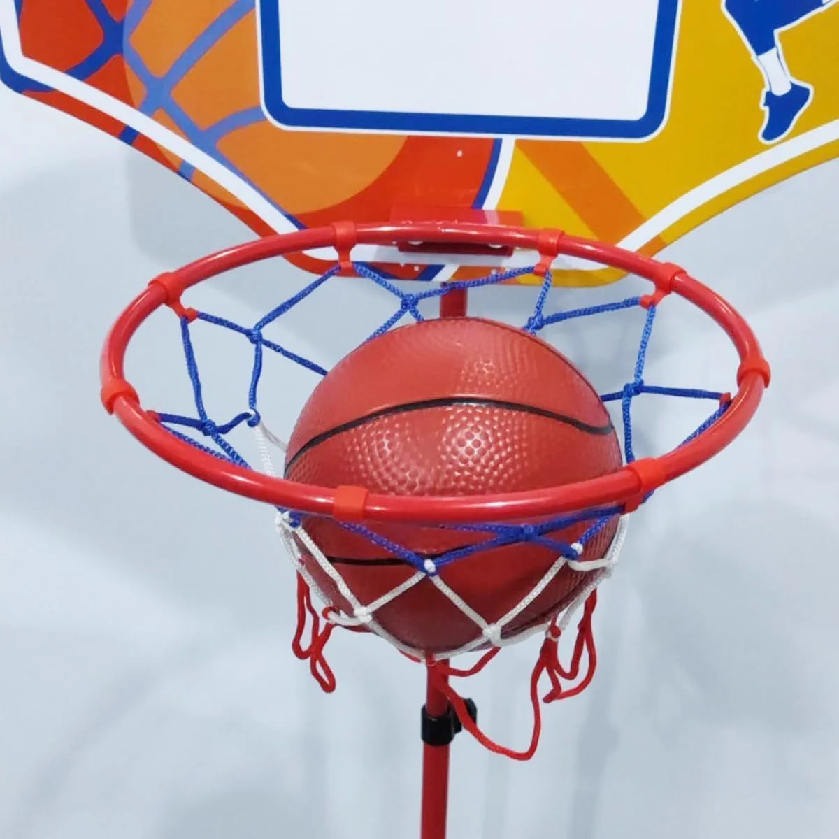 ست بسکتبال کودکان ECVV شامل پایه، حلقه، تور بسکتبال با ارتفاع قابل تنظیم. مجموعه تخته بسکتبال، اسباب بازی هدف بسکتبال برای کودکان 3، 4، 5، 6 ساله، بازی های توپی با تلمبه برای فعالیت های ورزشی داخل و خارج از خانه، هدیه ست بسکتبال کودکان ECVV شامل پایه، حلقه، تور بسکتبال با ارتفاع قابل تنظیم. مجموعه تخته بسکتبال، اسباب بازی هدف بسکتبال برای کودکان 3، 4، 5، 6 ساله، بازی های توپی با تلمبه برای فعالیت های ورزشی داخل و خارج از خانه، هدیه