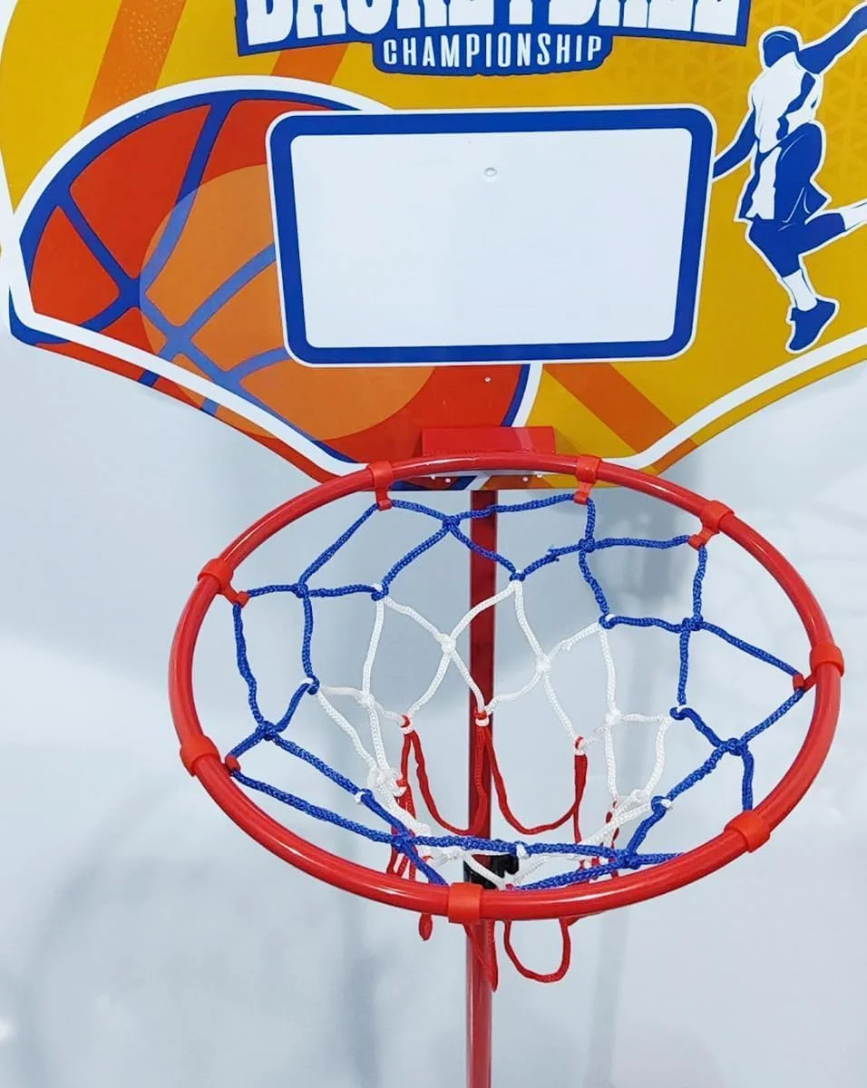 ست بسکتبال کودکان ECVV شامل پایه، حلقه، تور بسکتبال با ارتفاع قابل تنظیم. مجموعه تخته بسکتبال، اسباب بازی هدف بسکتبال برای کودکان 3، 4، 5، 6 ساله، بازی های توپی با تلمبه برای فعالیت های ورزشی داخل و خارج از خانه، هدیه ست بسکتبال کودکان ECVV شامل پایه، حلقه، تور بسکتبال با ارتفاع قابل تنظیم. مجموعه تخته بسکتبال، اسباب بازی هدف بسکتبال برای کودکان 3، 4، 5، 6 ساله، بازی های توپی با تلمبه برای فعالیت های ورزشی داخل و خارج از خانه، هدیه