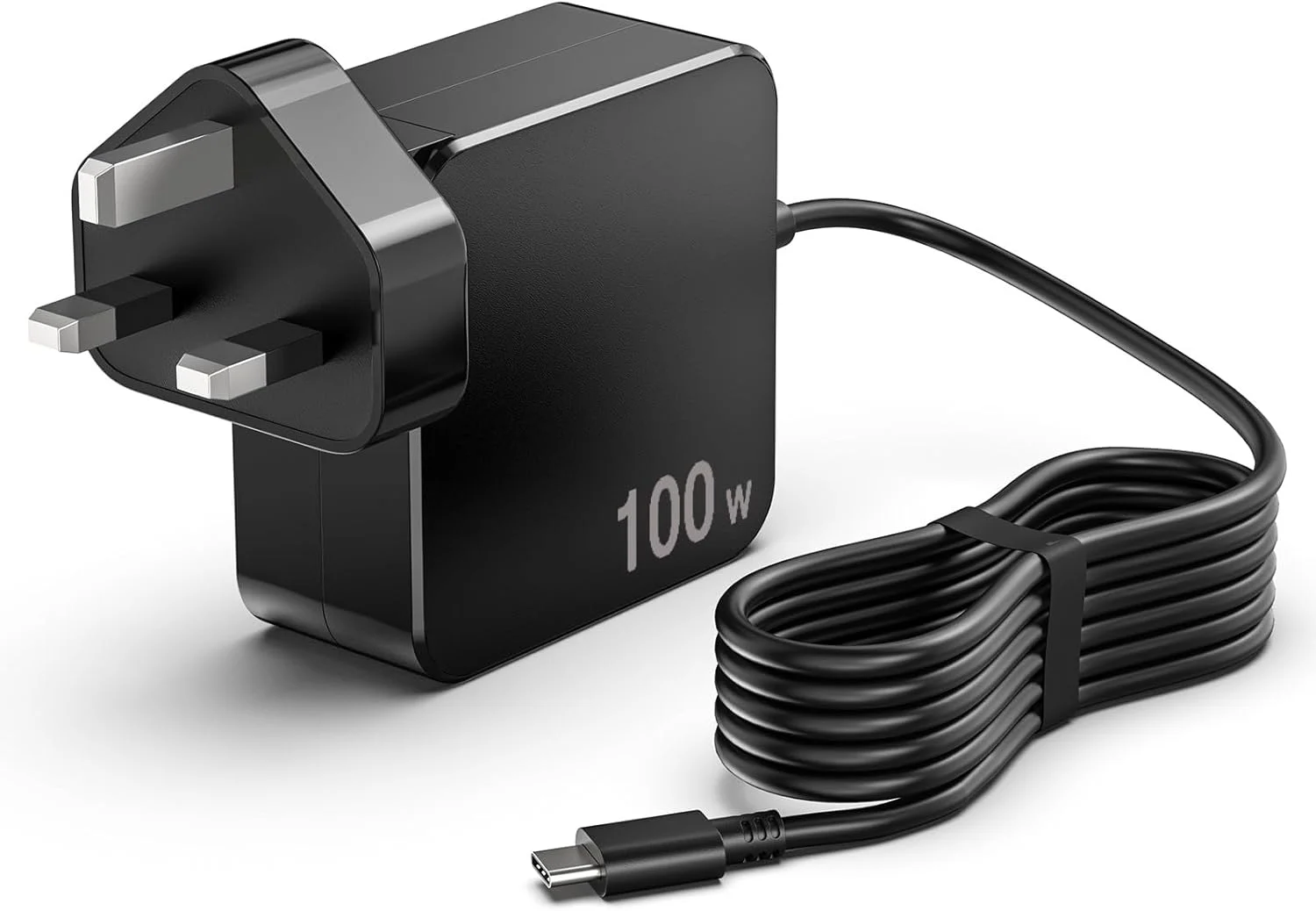 آداپتور برق 100 واتی USB C جیپوفو سازگار با مک بوک پرو/ایر 16 15 14 13 اینچ 2016-2025، آیپد، لنوو ThinkPad، MSI، InnJoo، HP، Dell، Surface، Asus، Acer لپ تاپ Type C