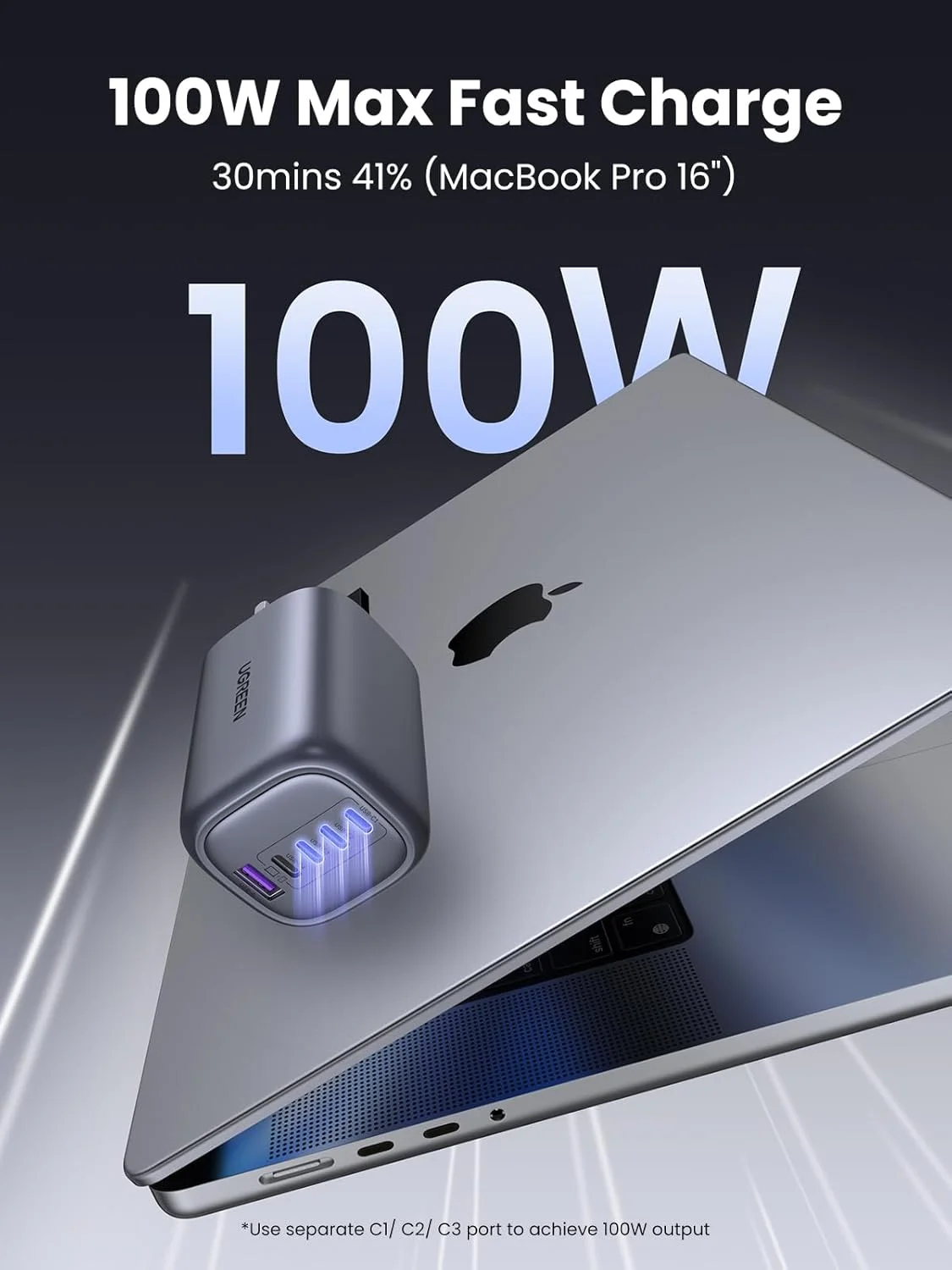 شارژر 5 پورت 100 واتی USB C یوگرین Nexode، آداپتور شارژ سریع دیواری Type-C GaN سازگار با MacBook Air، HP/Dell/Lenovo، iPad، iPhone 17/16 Pro Max، Galaxy S25 Ultra شارژر 5 پورت 100 واتی USB C یوگرین Nexode، آداپتور شارژ سریع دیواری Type-C GaN سازگار با MacBook Air، HP/Dell/Lenovo، iPad، iPhone 17/16 Pro Max، Galaxy S25 Ultra