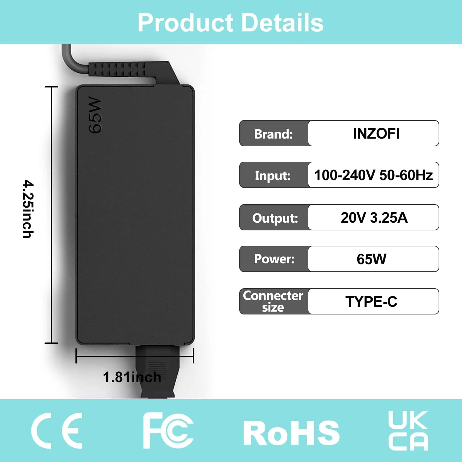 شارژر لپ تاپ 65W 45W USB C برای لنوو ThinkPad Yoga T14 T14s T15 T480 T480s T490 T490s T580 T590 L13 E15 Thinkbook 13s 14 14s 15 G2 Chromebook C330 S330 100e 500e 300e آداپتور AC سیم برق شارژر لپ تاپ 65W 45W USB C برای لنوو ThinkPad Yoga T14 T14s T15 T480 T480s T490 T490s T580 T590 L13 E15 Thinkbook 13s 14 14s 15 G2 Chromebook C330 S330 100e 500e 300e آداپتور AC سیم برق