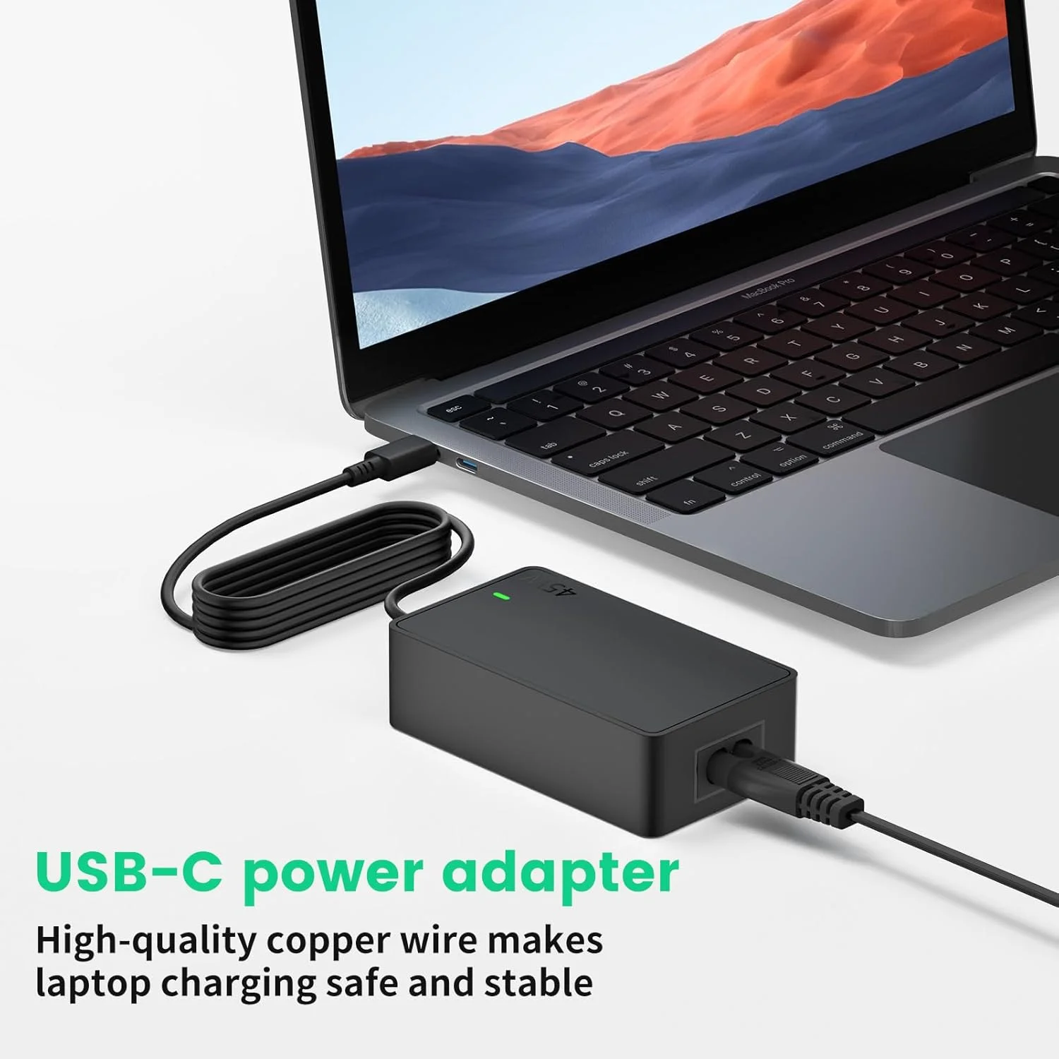 شارژر لپ تاپ 45 واتی USB C آیبرلز برای لنوو ThinkPad Yoga، اچ پی Chromebook، ایسر Chromebook، دل، ایسوس، سامسونگ، گوگل و سایر لپ تاپ های USB Type-C، آداپتور برق 20 ولت 2.25 آمپر شارژر لپ تاپ 45 واتی USB C آیبرلز برای لنوو ThinkPad Yoga، اچ پی Chromebook، ایسر Chromebook، دل، ایسوس، سامسونگ، گوگل و سایر لپ تاپ های USB Type-C، آداپتور برق 20 ولت 2.25 آمپر