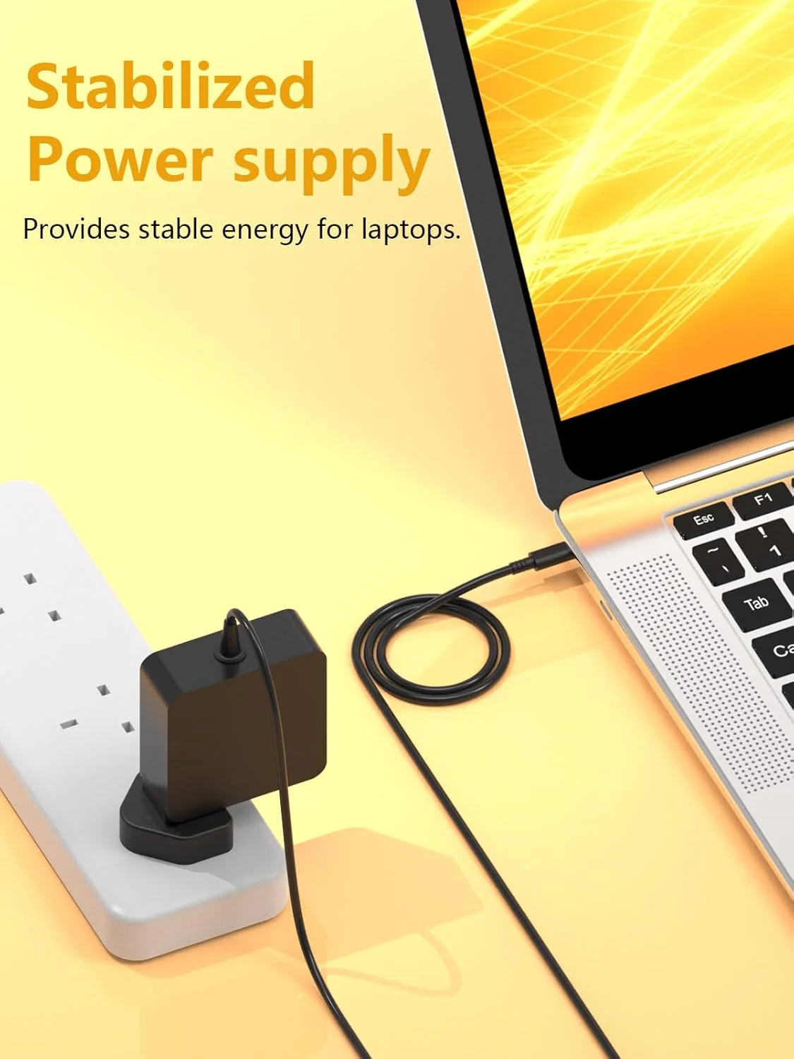 شارژر لپ تاپ 65 واتی USB C قابل حمل و جهانی Haiyistar سازگار با ایسوس، مک بوک پرو، ایر، لنوو، اچ پی، دل، ایسر، سامسونگ و همه دستگاه های دارای پورت USB-C، سیم برق 65 واتی سازگار با دستگاه های Type-C شارژر لپ تاپ 65 واتی USB C قابل حمل و جهانی Haiyistar سازگار با ایسوس، مک بوک پرو، ایر، لنوو، اچ پی، دل، ایسر، سامسونگ و همه دستگاه های دارای پورت USB-C، سیم برق 65 واتی سازگار با دستگاه های Type-C