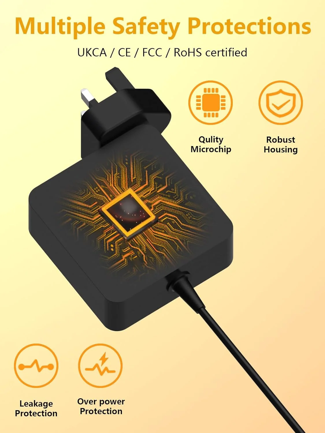 شارژر لپ تاپ 65 واتی USB C قابل حمل و جهانی Haiyistar سازگار با ایسوس، مک بوک پرو، ایر، لنوو، اچ پی، دل، ایسر، سامسونگ و همه دستگاه های دارای پورت USB-C، سیم برق 65 واتی سازگار با دستگاه های Type-C شارژر لپ تاپ 65 واتی USB C قابل حمل و جهانی Haiyistar سازگار با ایسوس، مک بوک پرو، ایر، لنوو، اچ پی، دل، ایسر، سامسونگ و همه دستگاه های دارای پورت USB-C، سیم برق 65 واتی سازگار با دستگاه های Type-C