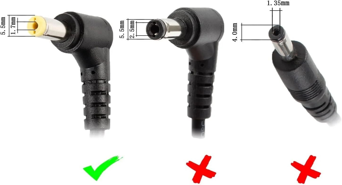 شارژر لپ تاپ DTK 19V 4.74A 90W برای کامپیوترهای نوت بوک Acer، سیم برق، آداپتور AC سری Aspire Nitro Spin TravelMate، کانکتور: 5.5 x 1.7mm (سازگار با 75W) شارژر لپ تاپ DTK 19V 4.74A 90W برای کامپیوترهای نوت بوک Acer، سیم برق، آداپتور AC سری Aspire Nitro Spin TravelMate، کانکتور: 5.5 x 1.7mm (سازگار با 75W)