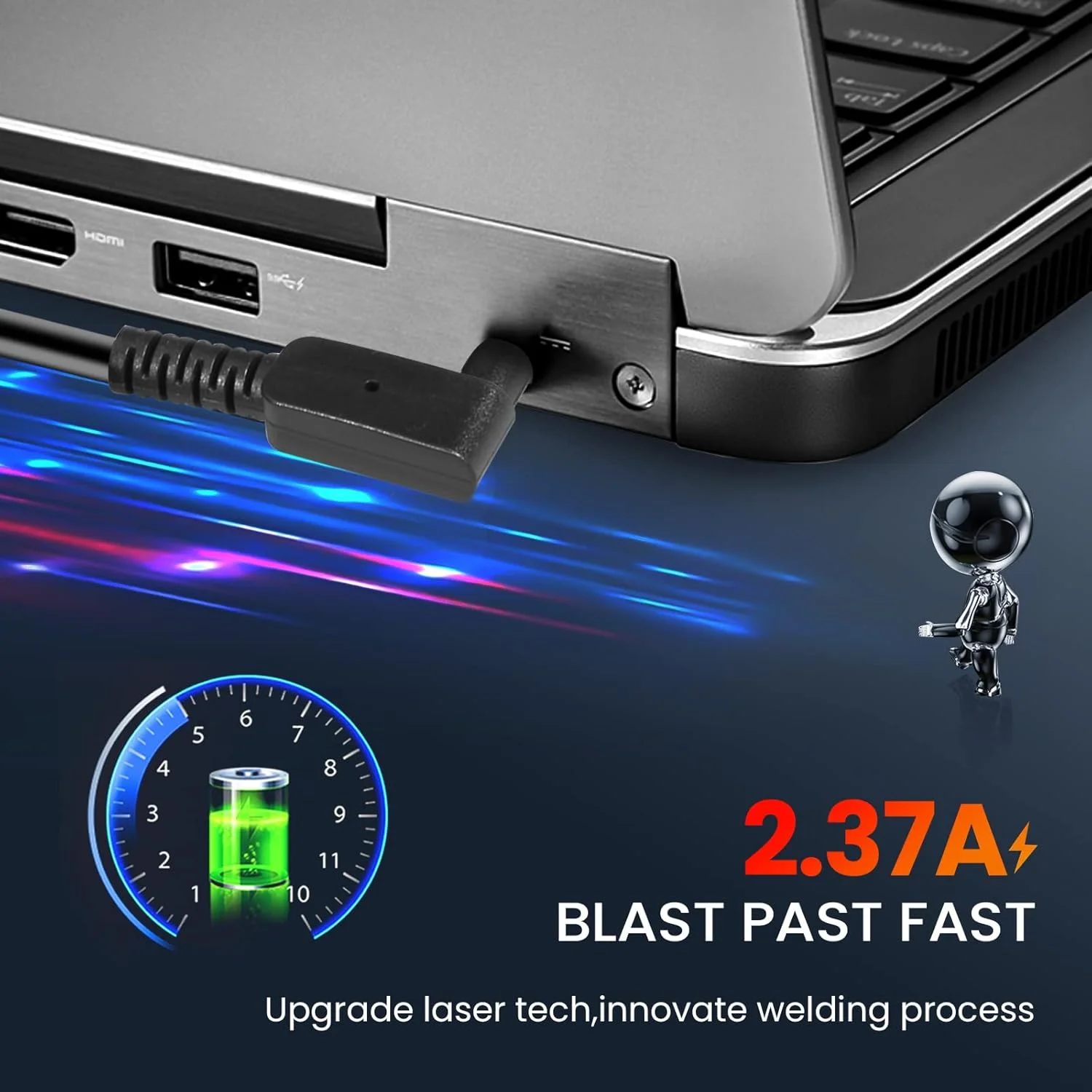 شارژر لپ تاپ 45 واتی Goodovo برای Acer Chromebook 11 13 14 15 A13-045N2A C720 CB3-431 PA-1450-26 R11 Acer Aspire One Cloudbook AO1-131 AO1-431 R14 R5 V3-371 Travelmate Series 3.0 x 1.1mm 19V 2.37A
