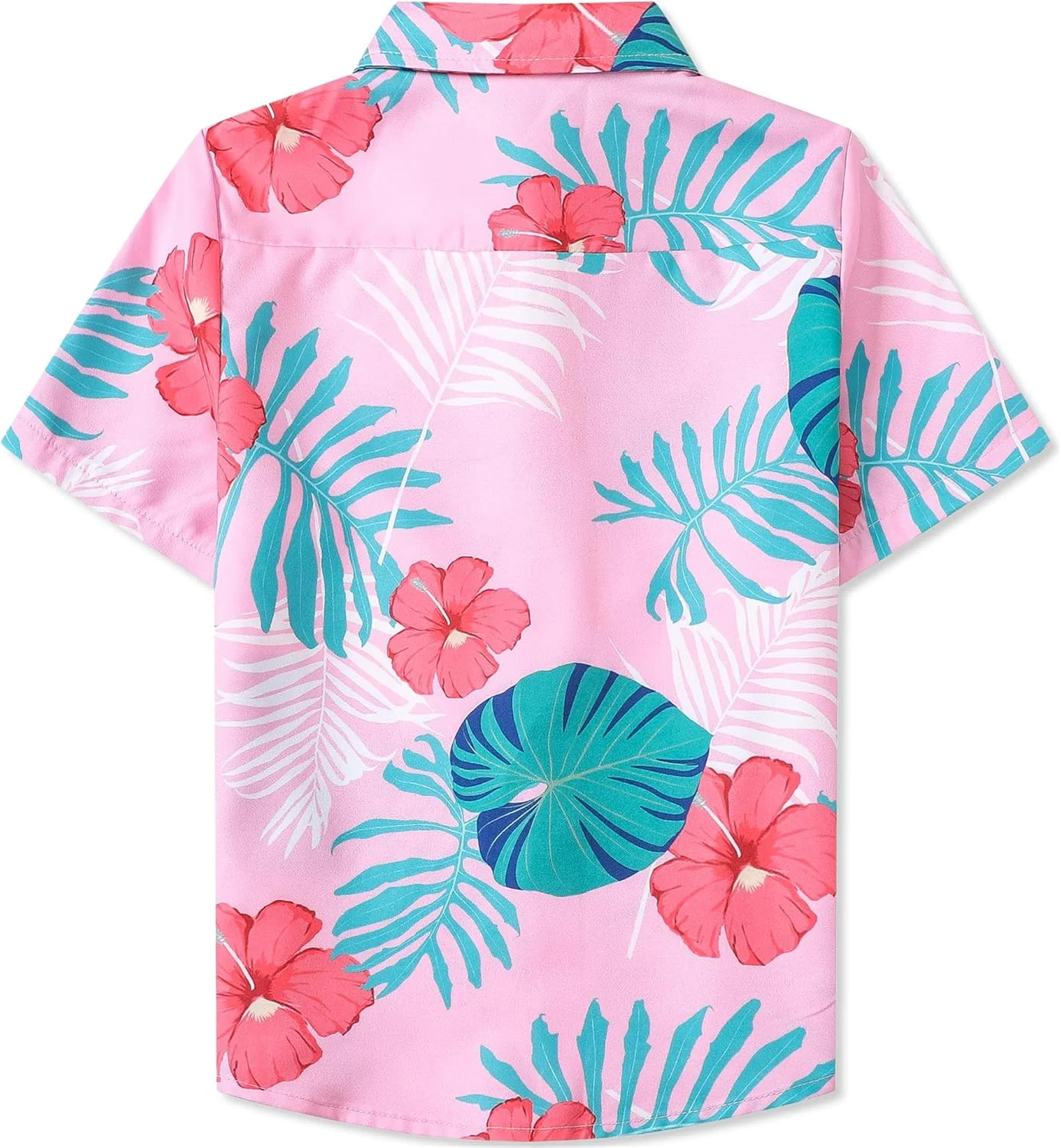 پیراهن های هاوایی دخترانه و زنانه SANGTREE آستین کوتاه دکمه دار مناسب ساحل، تعطیلات و بلوز، 2 سال - US 2XL