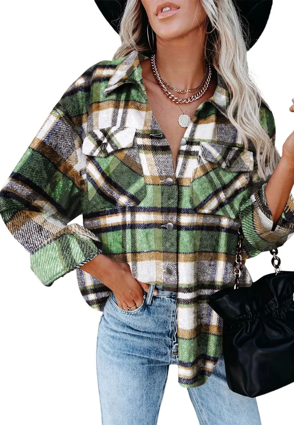 ROSELINLIN تاپ تونیک آستین چین دار زنانه، یقه هفت، مدل آزاد، آستین کوتاه، مناسب تابستان ROSELINLIN تاپ تونیک آستین چین دار زنانه، یقه هفت، مدل آزاد، آستین کوتاه، مناسب تابستان