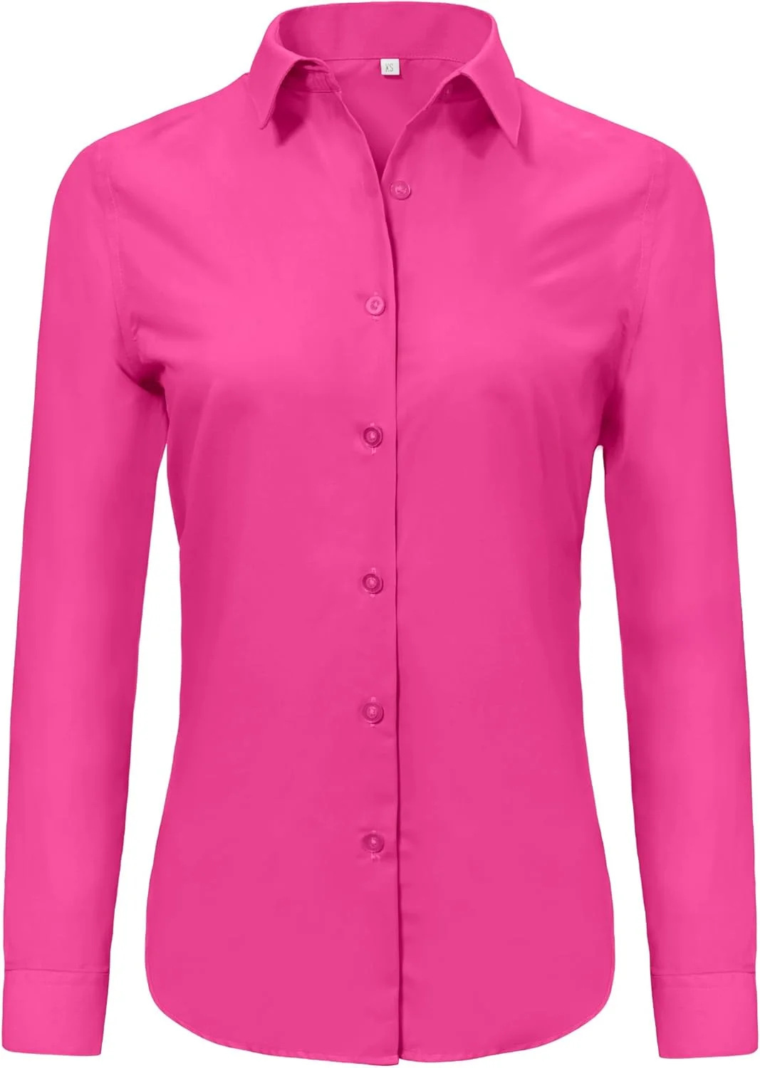 رویسین پیراهن های دکمه دار نرم و بدون چروک مودال زنانه آستین کوتاه/بلند مناسب لباس کار رسمی و بلوز رویسین پیراهن های دکمه دار نرم و بدون چروک مودال زنانه آستین کوتاه/بلند مناسب لباس کار رسمی و بلوز