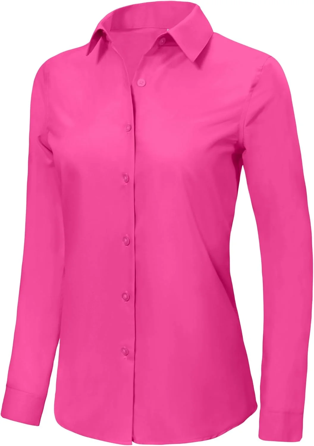 رویسین پیراهن های دکمه دار نرم و بدون چروک مودال زنانه آستین کوتاه/بلند مناسب لباس کار رسمی و بلوز