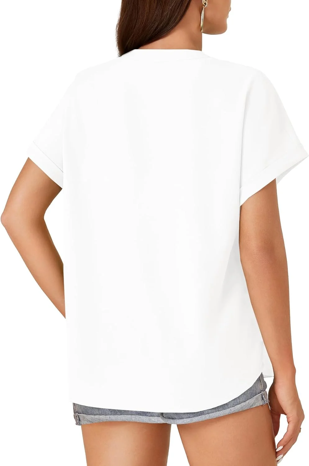 روسیر بلوز زنانه دکمه دار یقه هفت آستین خفاشی آستین کوتاه مناسب برای محیط کار و استایل رسمی روسیر بلوز زنانه دکمه دار یقه هفت آستین خفاشی آستین کوتاه مناسب برای محیط کار و استایل رسمی