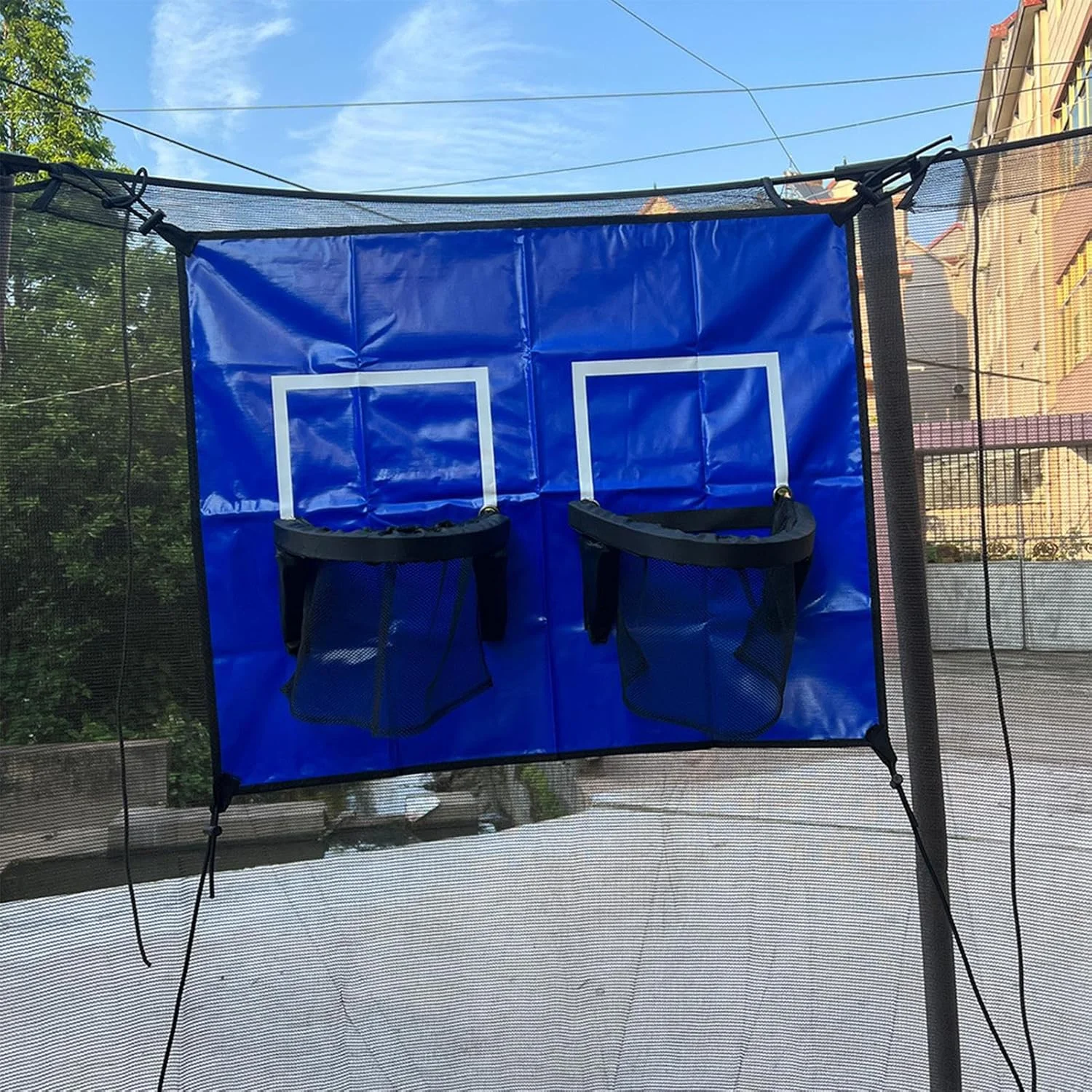 حلقه بسکتبال فضای باز، حلقه بسکتبال برای ترامپولین فضای باز، اسباب بازی های ورزشی ضد آب کودکان، تور متصل به مجموعه بازی پرشی برای بازی های داخل و خارج از خانه، تفریح خانوادگی حلقه بسکتبال فضای باز، حلقه بسکتبال برای ترامپولین فضای باز، اسباب بازی های ورزشی ضد آب کودکان، تور متصل به مجموعه بازی پرشی برای بازی های داخل و خارج از خانه، تفریح خانوادگی