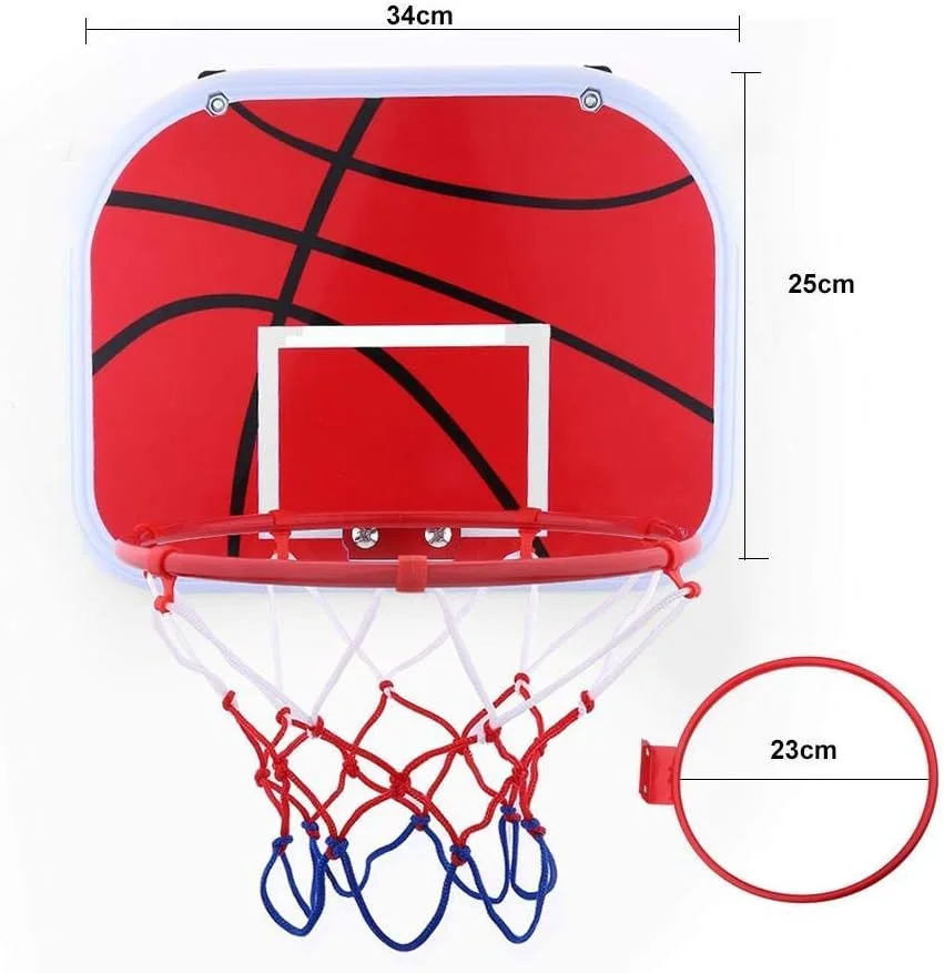 حلقه بسکتبال کودکان، مجموعه حلقه بسکتبال کوچک داخل خانه شامل پمپ، تور و قلاب برای اسباب بازی مدل سرعت و قدرت کودکان حلقه بسکتبال کودکان، مجموعه حلقه بسکتبال کوچک داخل خانه شامل پمپ، تور و قلاب برای اسباب بازی مدل سرعت و قدرت کودکان