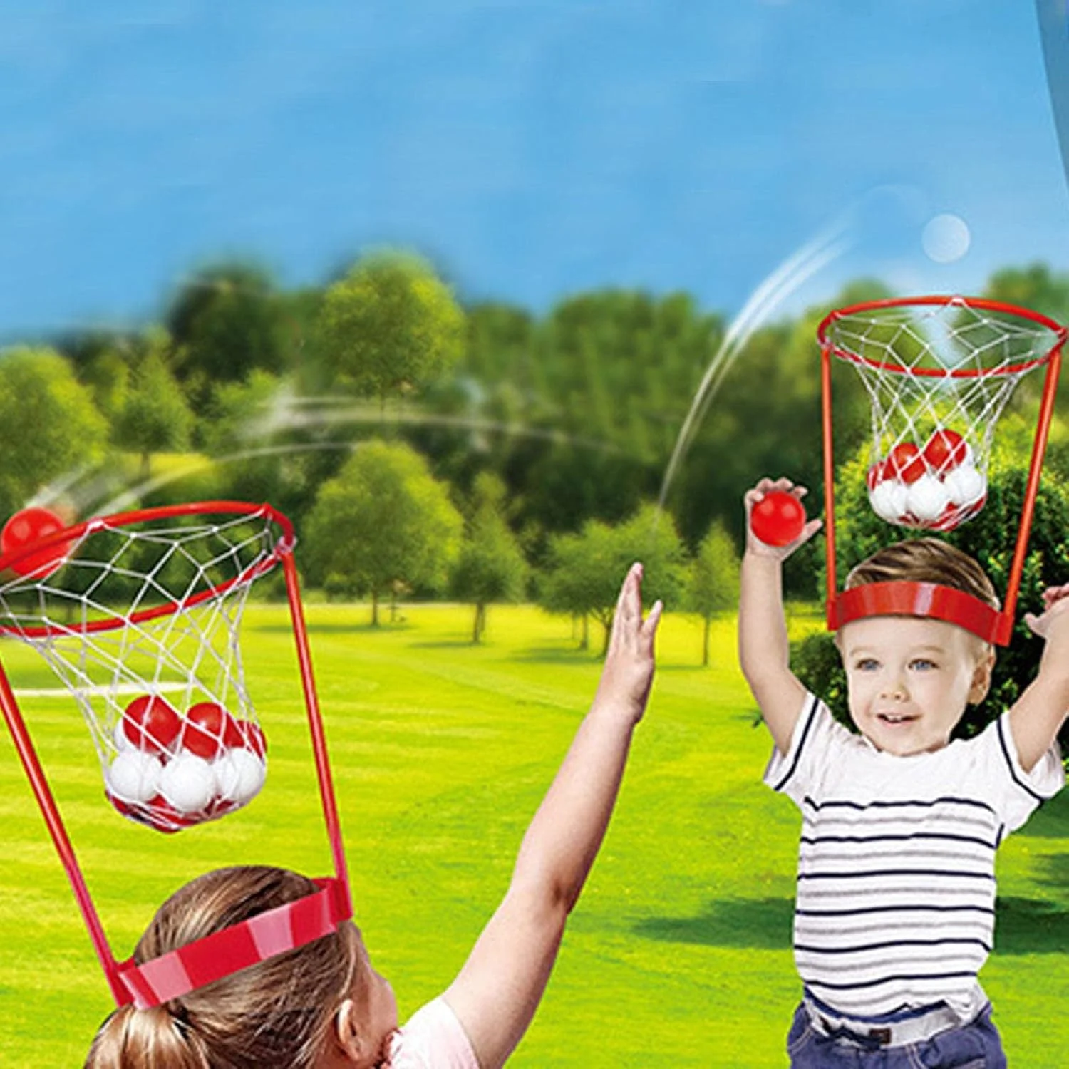 ست بازی هدبند بسکتبال | ست بازی حلقه هدبند بسکتبال جشن تولد کارناوال | هدبند توری سبد قابل تنظیم با 20 توپ برای بازی خانوادگی سرپوشیده و فضای باز جشن تولد ست بازی هدبند بسکتبال | ست بازی حلقه هدبند بسکتبال جشن تولد کارناوال | هدبند توری سبد قابل تنظیم با 20 توپ برای بازی خانوادگی سرپوشیده و فضای باز جشن تولد