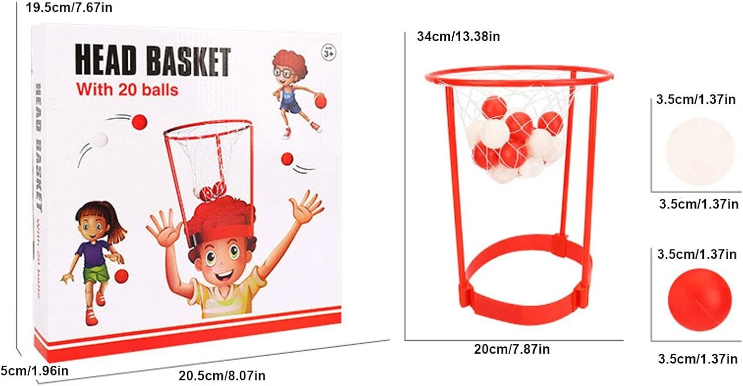 ست بازی هدبند بسکتبال | ست بازی حلقه هدبند بسکتبال جشن تولد کارناوال | هدبند توری سبد قابل تنظیم با 20 توپ برای بازی خانوادگی سرپوشیده و فضای باز جشن تولد ست بازی هدبند بسکتبال | ست بازی حلقه هدبند بسکتبال جشن تولد کارناوال | هدبند توری سبد قابل تنظیم با 20 توپ برای بازی خانوادگی سرپوشیده و فضای باز جشن تولد