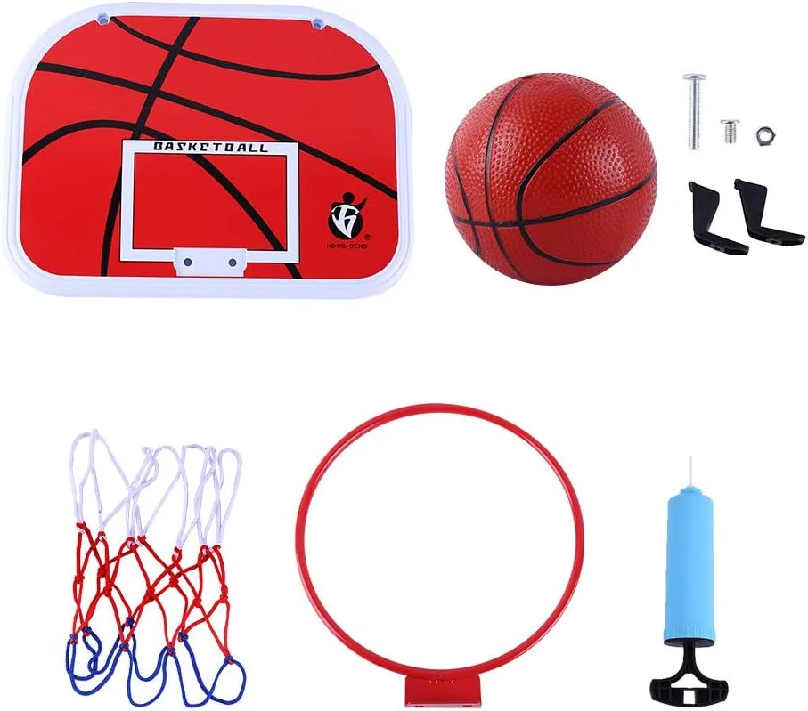 ست تخته بسکتبال، تخته بسکتبال آویز با تور، توپ و پمپ برای کودکان و بزرگسالان، مناسب فعالیت های داخل و خارج از خانه ست تخته بسکتبال، تخته بسکتبال آویز با تور، توپ و پمپ برای کودکان و بزرگسالان، مناسب فعالیت های داخل و خارج از خانه