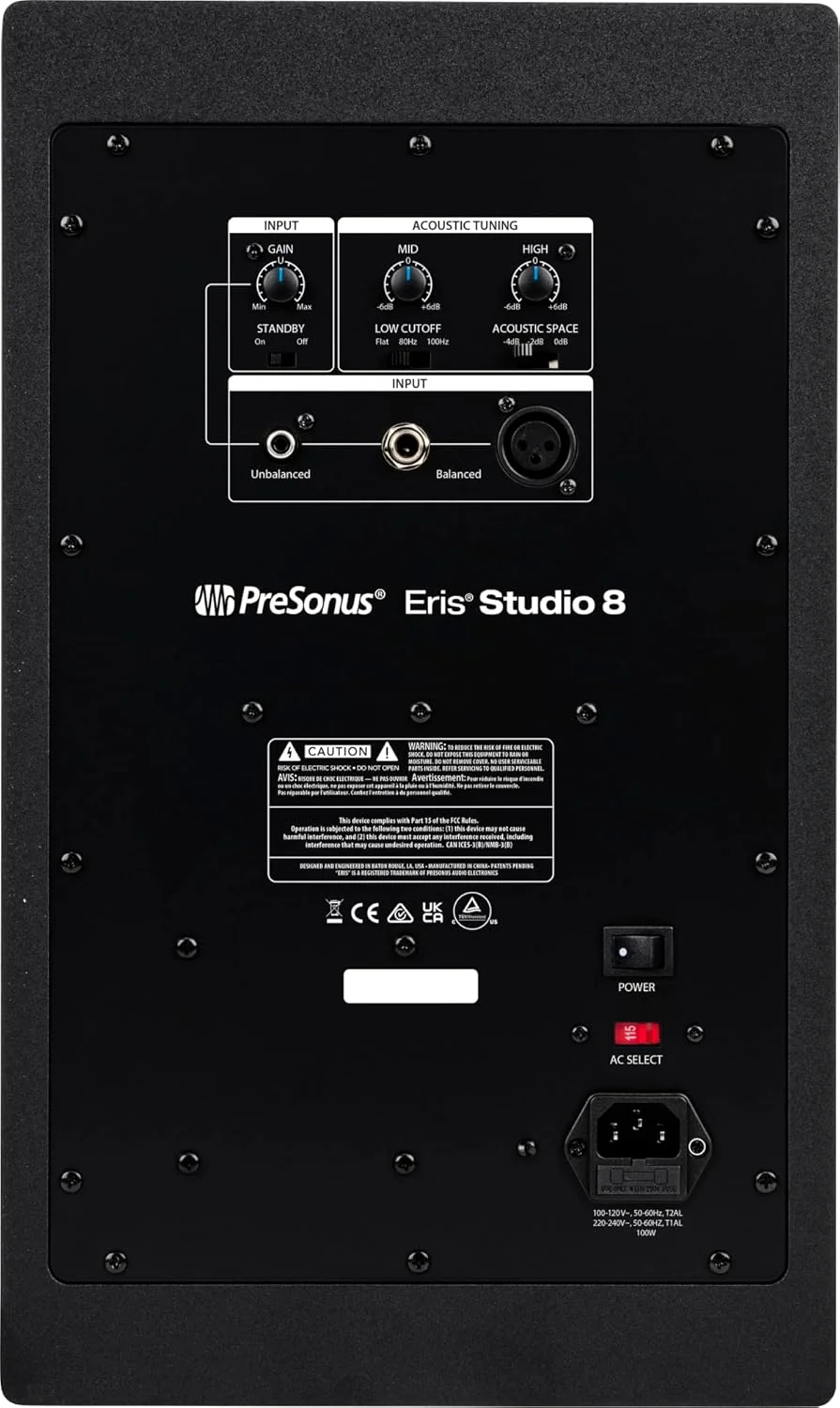 مانیتور استودیویی پریسونوس Eris Studio 8 با ووفر 8 اینچی مانیتور استودیویی پریسونوس Eris Studio 8 با ووفر 8 اینچی