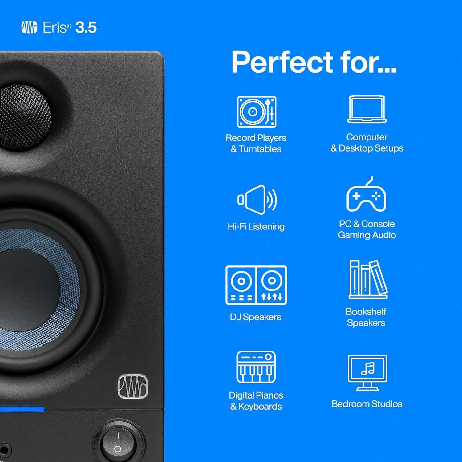 مانیتور استودیویی PreSonus Eris 3.5 مانیتور استودیویی PreSonus Eris 3.5
