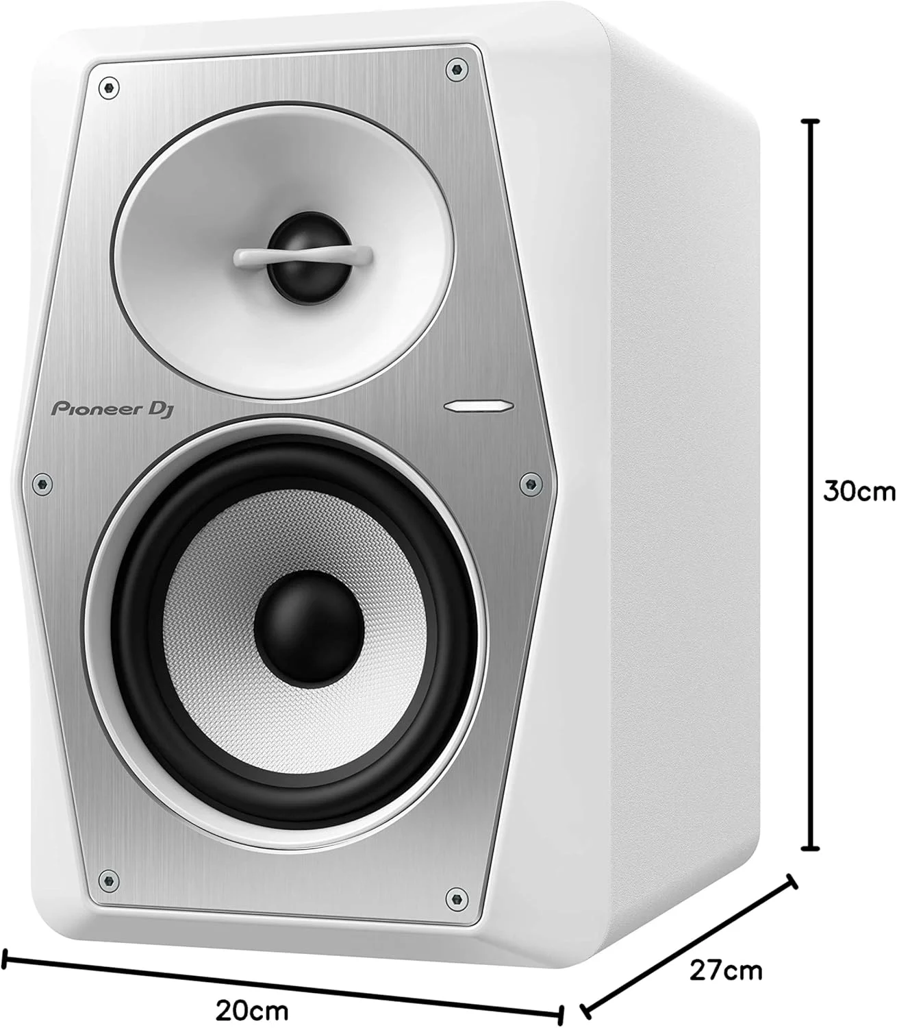 مانیتور استودیویی پایونیر DJ مدل Vm 50W سفید تکی، 50 وات