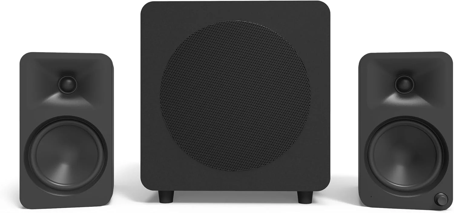 اسپیکرهای رفرنس فعال 140 واتی Kanto ORA4 با بلوتوث 5.0 و ورودی USB-C | ووفر 4 اینچی با تقویت بیس عمیق | تقویت کننده دوگانه | کراس اوور اتوماتیک 80 هرتز | صدای با کیفیت رفرنس | جفت | مشکی اسپیکرهای رفرنس فعال 140 واتی Kanto ORA4 با بلوتوث 5.0 و ورودی USB-C | ووفر 4 اینچی با تقویت بیس عمیق | تقویت کننده دوگانه | کراس اوور اتوماتیک 80 هرتز | صدای با کیفیت رفرنس | جفت | مشکی
