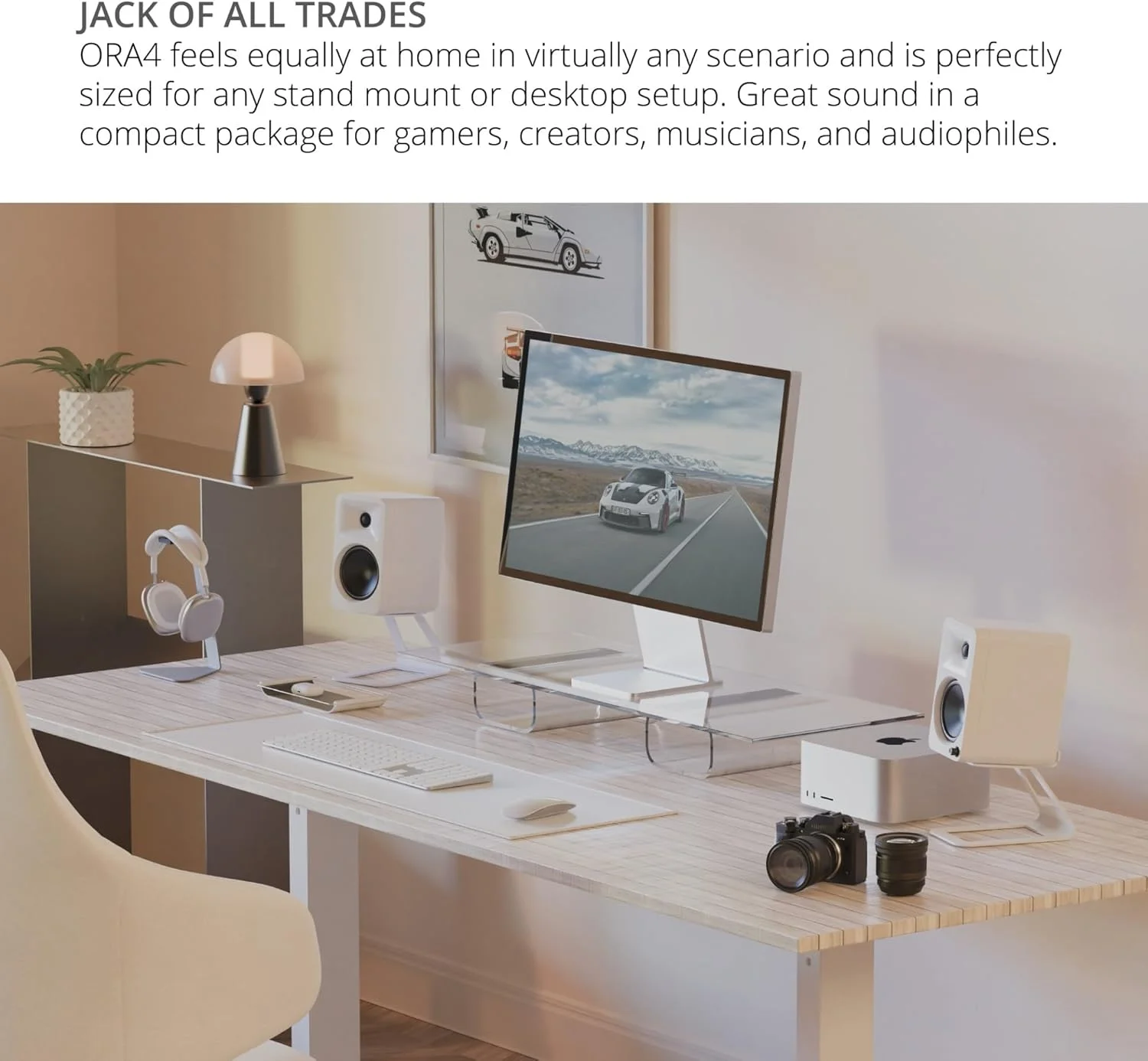 اسپیکرهای رفرنس فعال 140 واتی Kanto ORA4 با بلوتوث 5.0 و ورودی USB-C | ووفر 4 اینچی با تقویت بیس عمیق | تقویت کننده دوگانه | کراس اوور اتوماتیک 80 هرتز | صدای با کیفیت رفرنس | جفت | مشکی اسپیکرهای رفرنس فعال 140 واتی Kanto ORA4 با بلوتوث 5.0 و ورودی USB-C | ووفر 4 اینچی با تقویت بیس عمیق | تقویت کننده دوگانه | کراس اوور اتوماتیک 80 هرتز | صدای با کیفیت رفرنس | جفت | مشکی