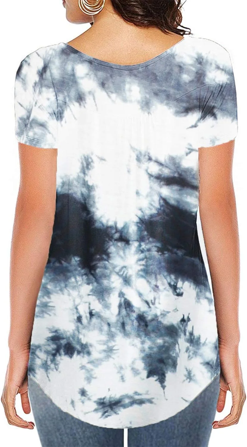 تونیک دکمه دار زنانه Ranphee با یقه هفت، تاپ های شیک و زیبا