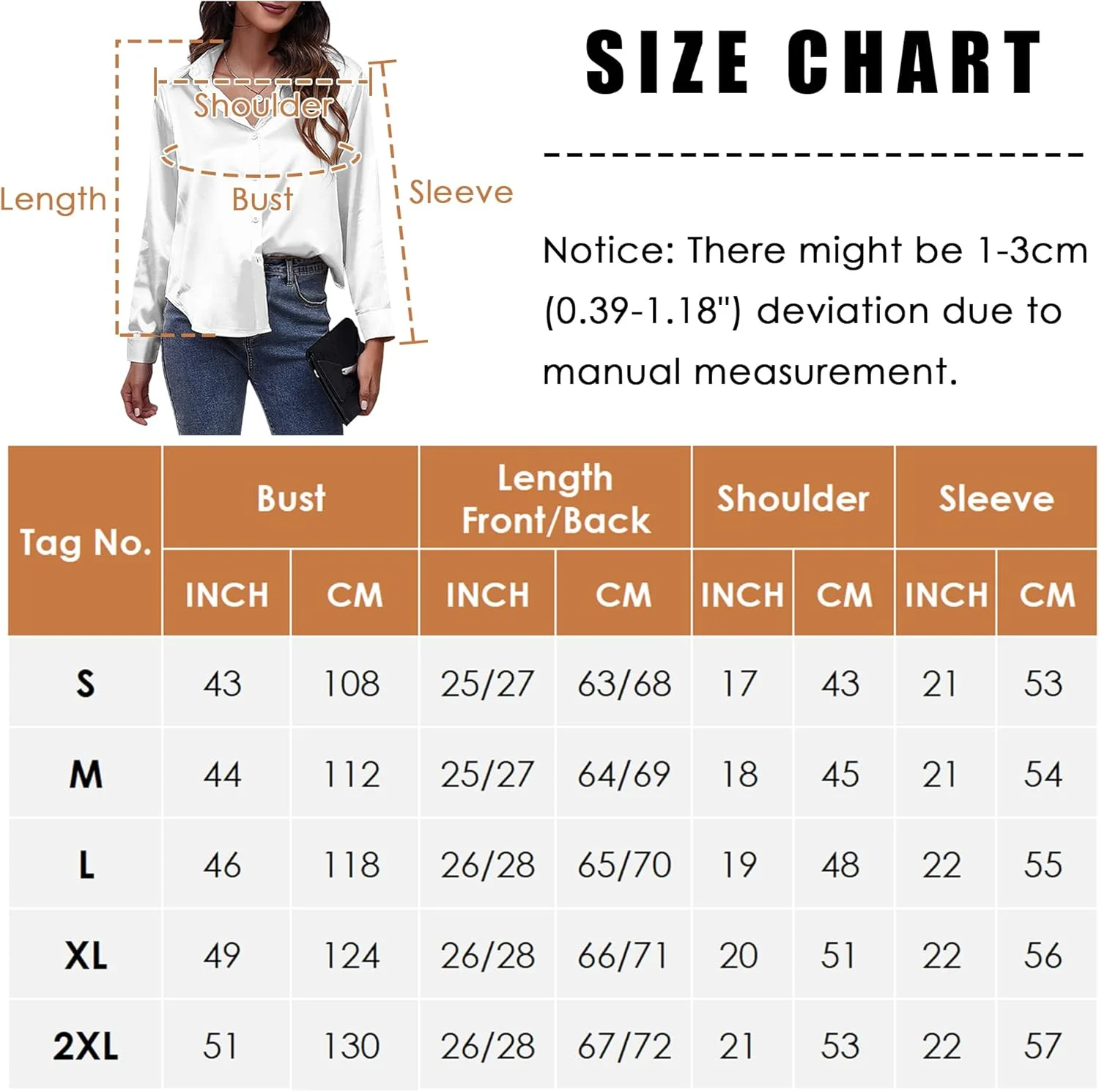 بلوز زنانه ساتن آستین بلند دکمه دار مناسب کار، شومیز ابریشمی زنانه مناسب تاپ های اداری