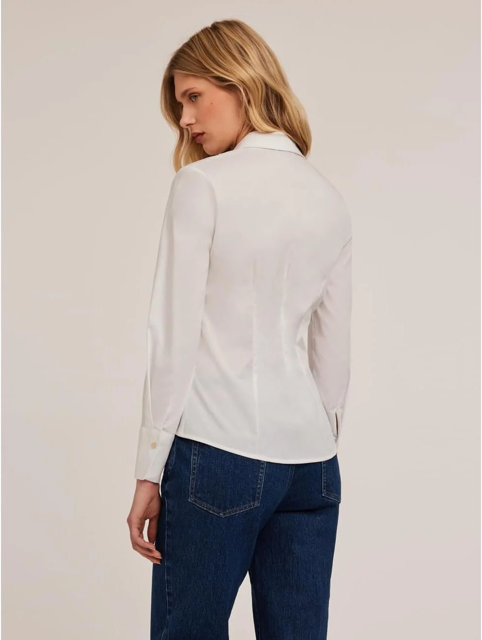 پیراهن زنانه دکمه دار Motivi با پارچه پپلین