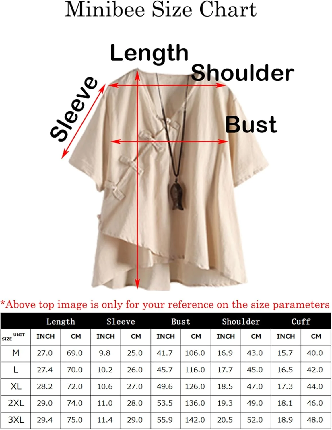 تونیک لینن زنانه Minibee