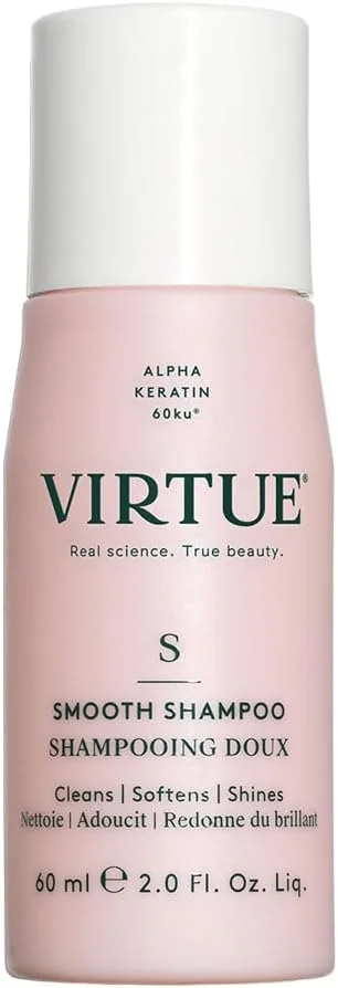 شامپو صاف کننده بدون سولفات VIRTUE برای کنترل وز مو، مناسب برای موهای فر، ایمن برای انواع مو، محافظ رنگ مو شامپو صاف کننده بدون سولفات VIRTUE برای کنترل وز مو، مناسب برای موهای فر، ایمن برای انواع مو، محافظ رنگ مو