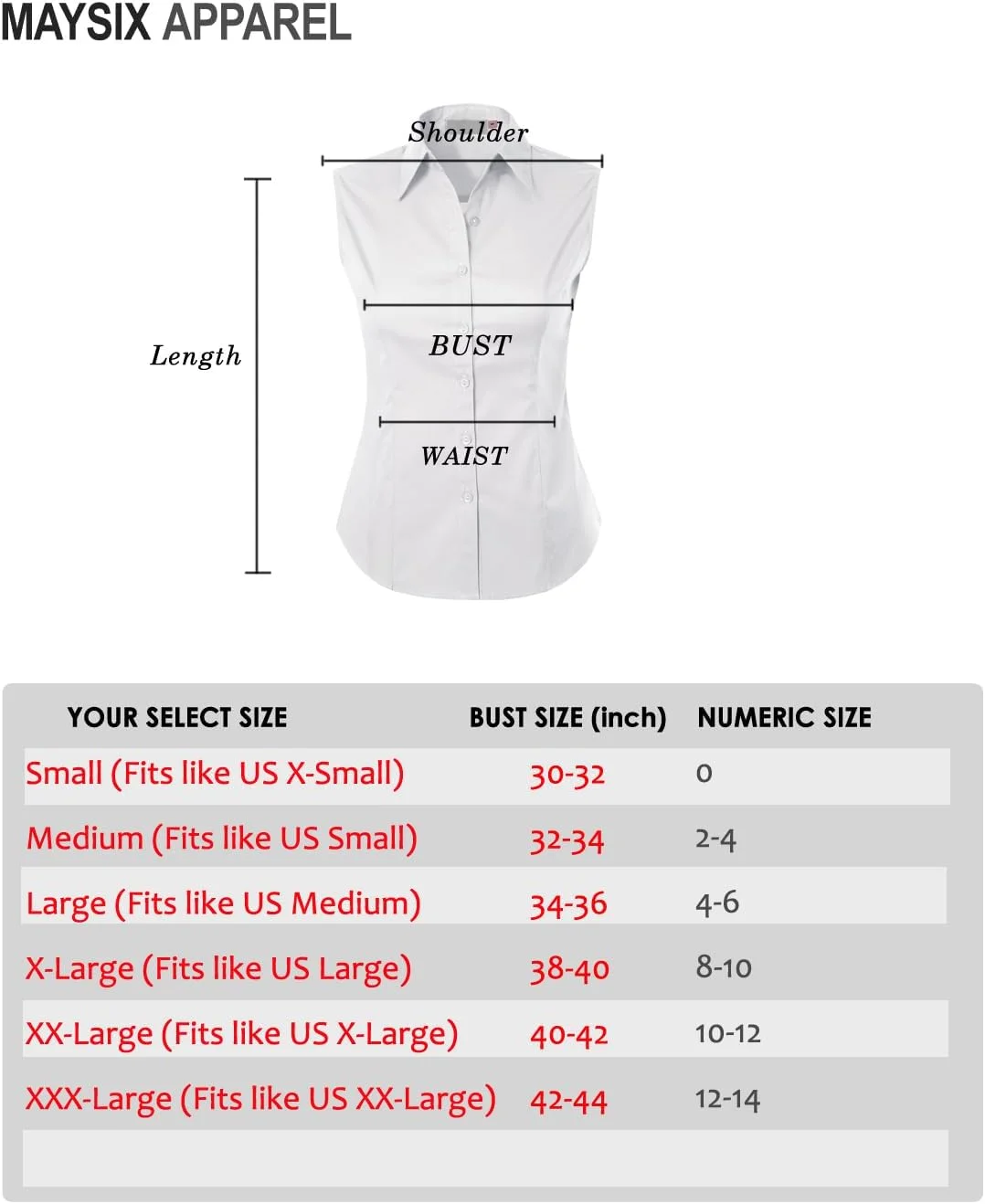 لباس MAYSIX APPAREL، بلوز آستین حلقه ای کشی دکمه دار یقه دار مناسب محیط کار، رسمی و غیر رسمی زنانه (XS-1XL)