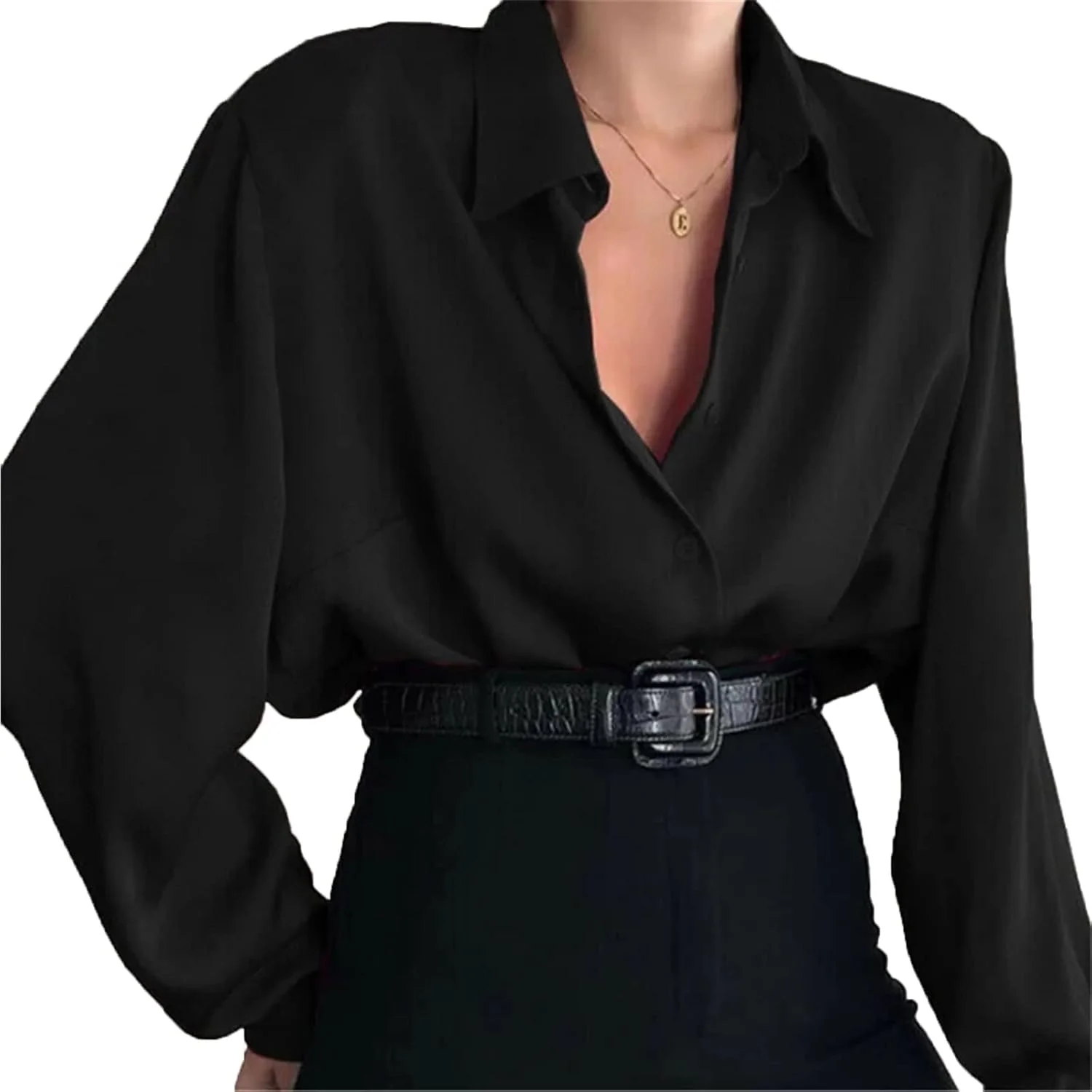 بلوز زنانه، پیراهن بلوز آستین بلند یقه دار، تاپ زنانه مناسب کار، اداره و استفاده روزمره