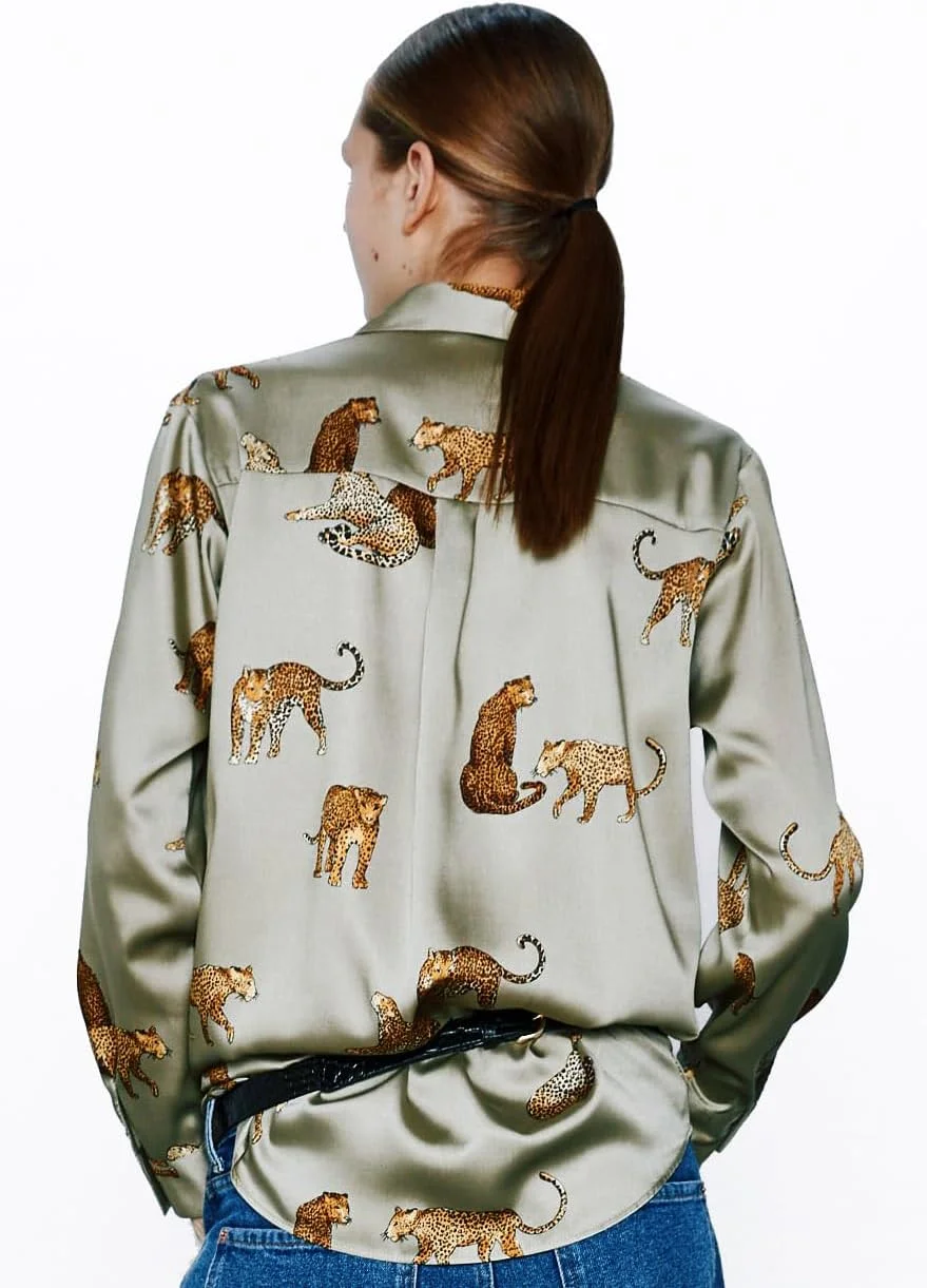 بلوز زنانه مارپسا، پیراهن های ابریشم ساتن، آستین بلند گشاد غیر رسمی برای کار اداری، لباس های رسمی شرکتی